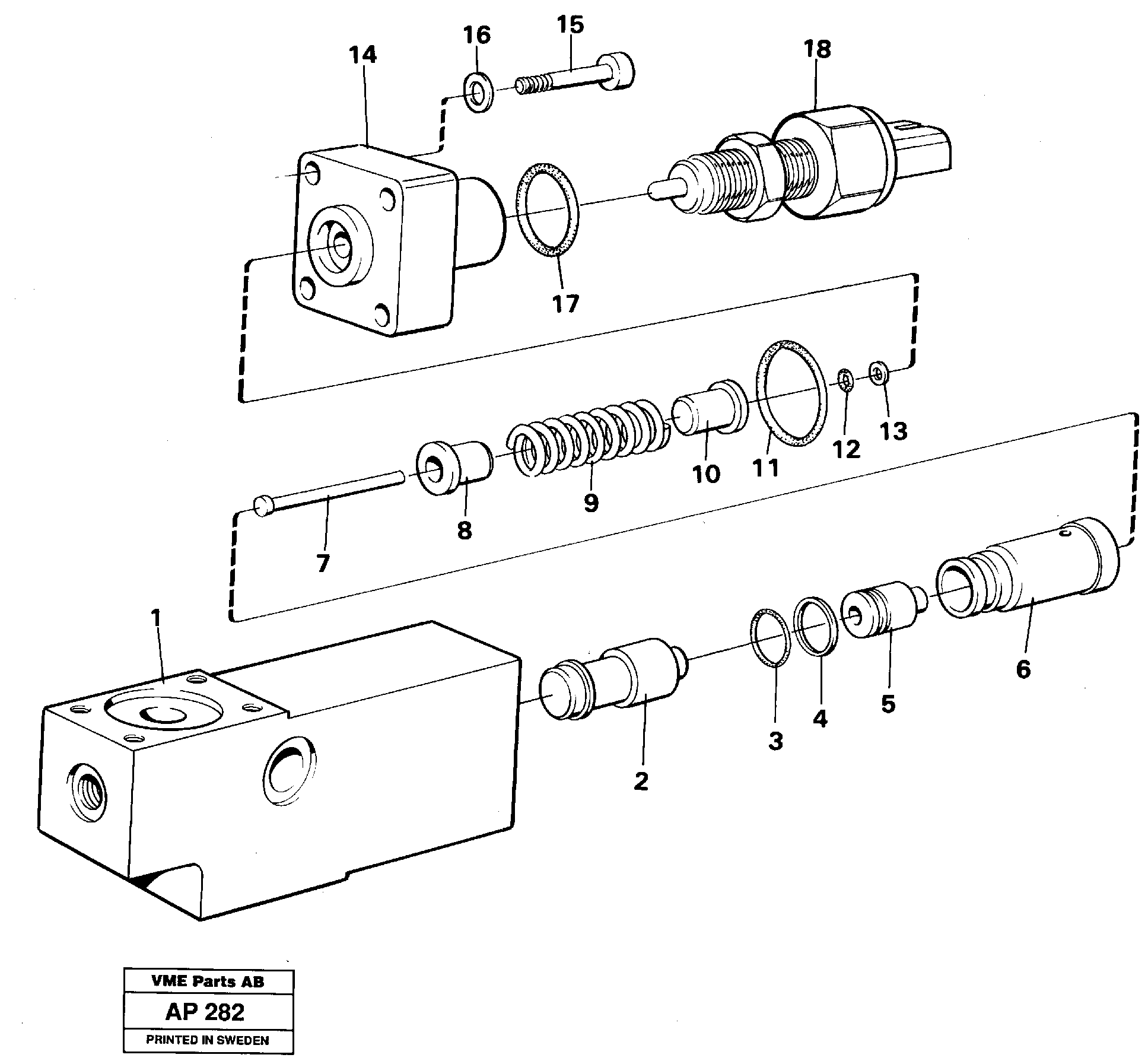 Схема запчастей Volvo L120C - 29296 Sensor L120C VOLVO BM VOLVO BM L120C SER NO - 11318