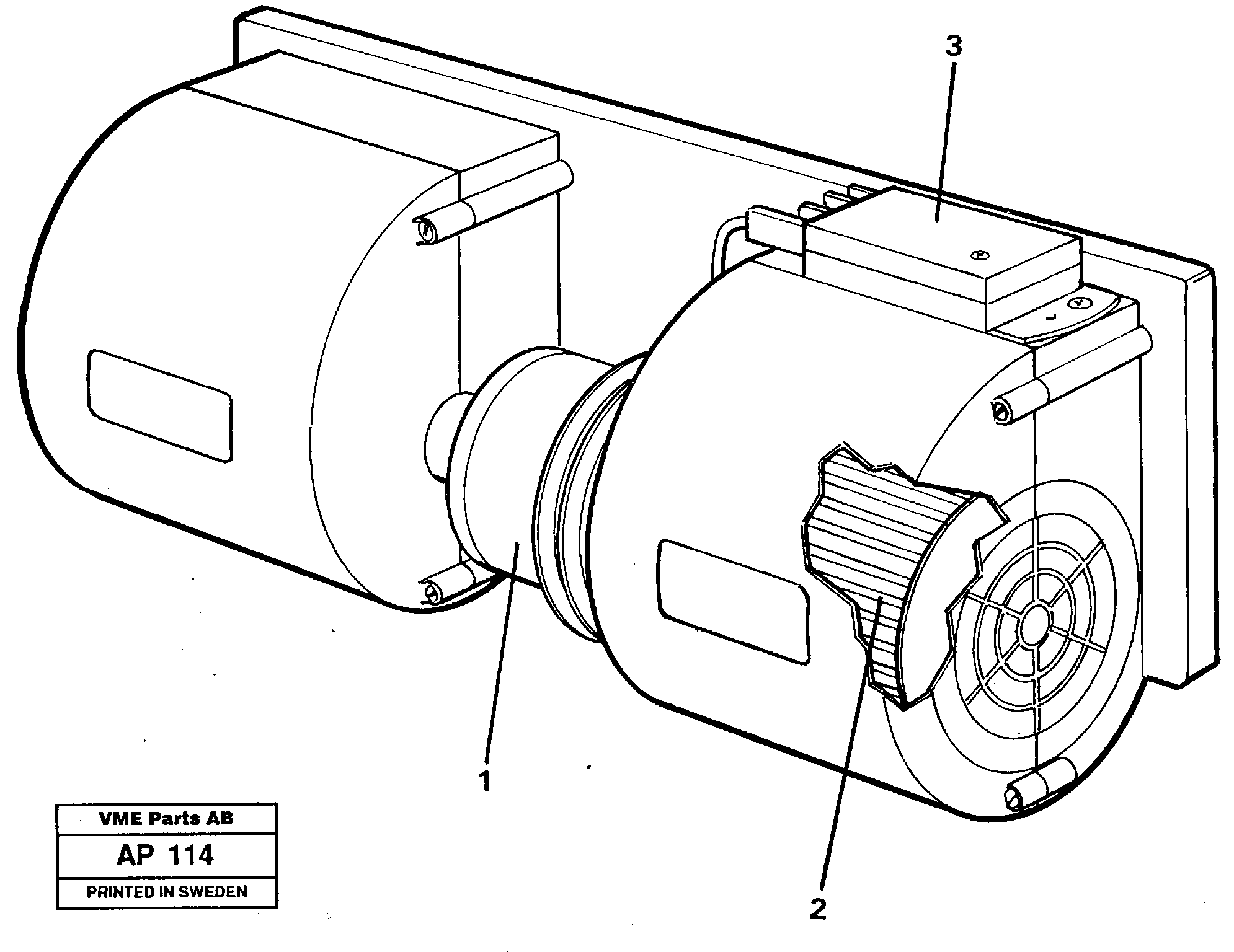 Схема запчастей Volvo L120C - 28936 Fan L120C VOLVO BM VOLVO BM L120C SER NO - 11318