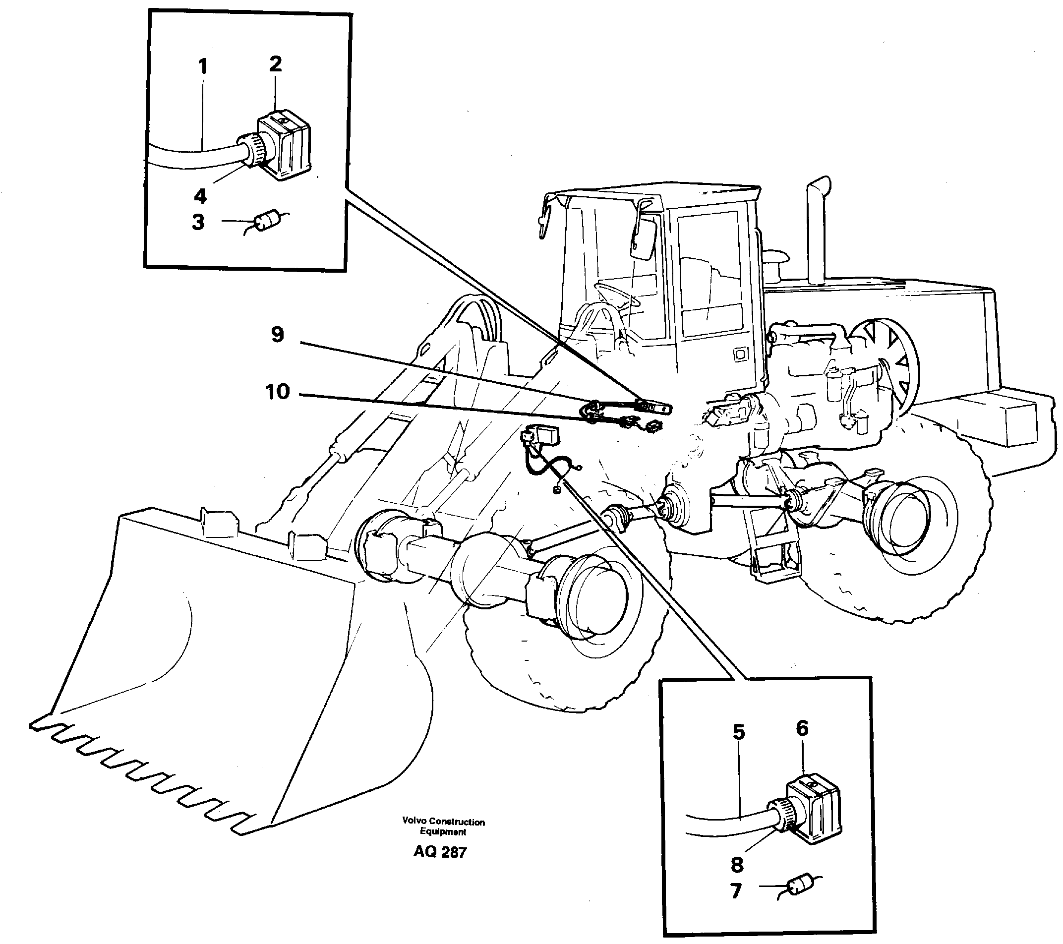 Схема запчастей Volvo L120C - 59625 Attachment locking L120C S/N 11319-SWE, S/N 61677-USA, S/N 70075-BRA