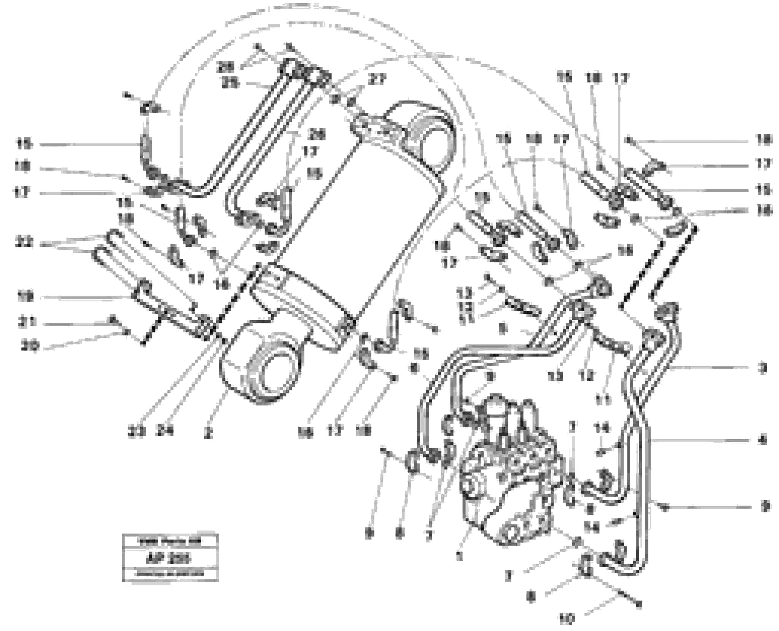 Схема запчастей Volvo L120C - 92675 Hydraulic system Tilt function L120C VOLVO BM VOLVO BM L120C SER NO - 11318