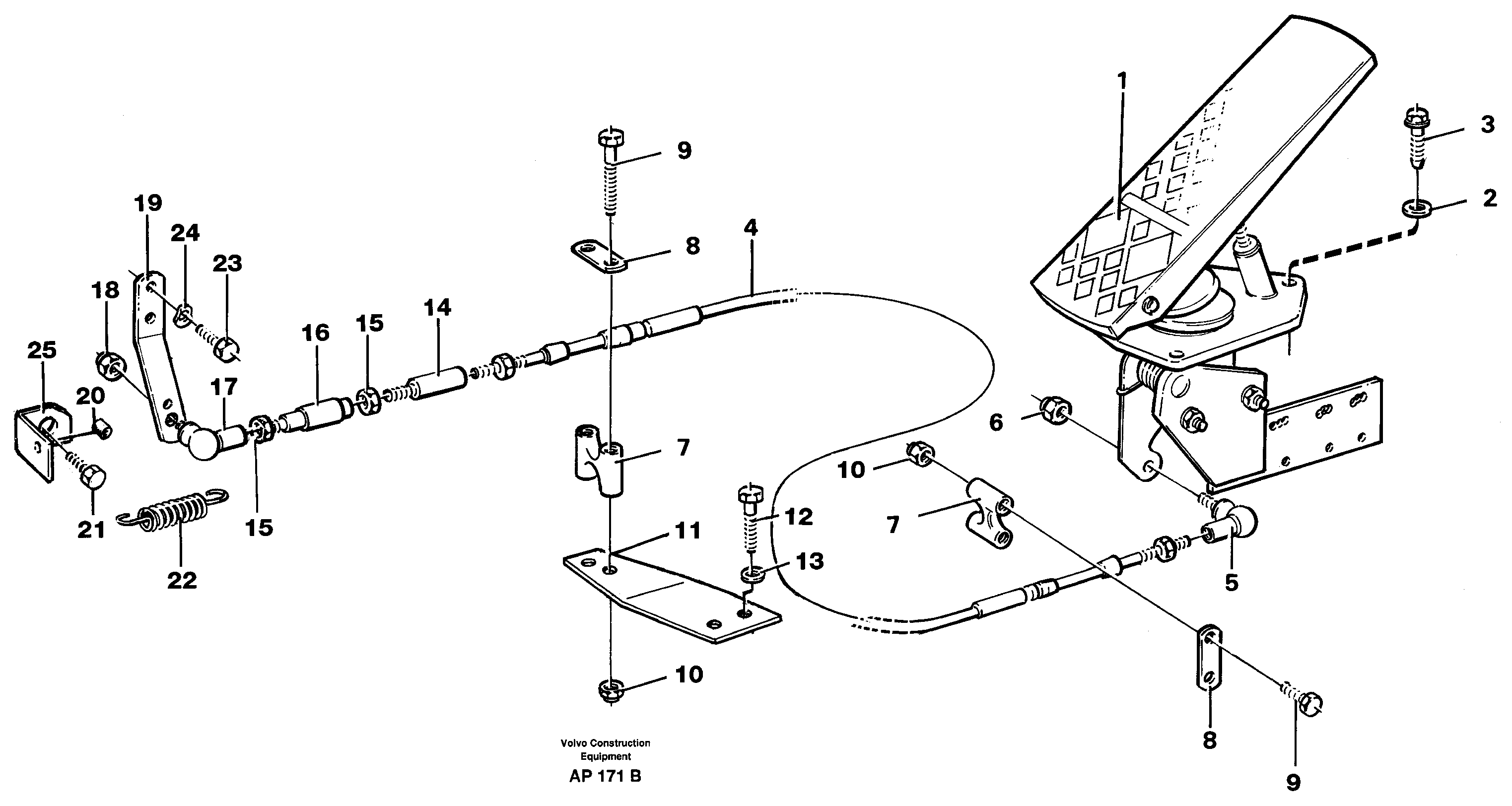 Схема запчастей Volvo L120C - 15208 Regulator control L120C VOLVO BM VOLVO BM L120C SER NO - 11318