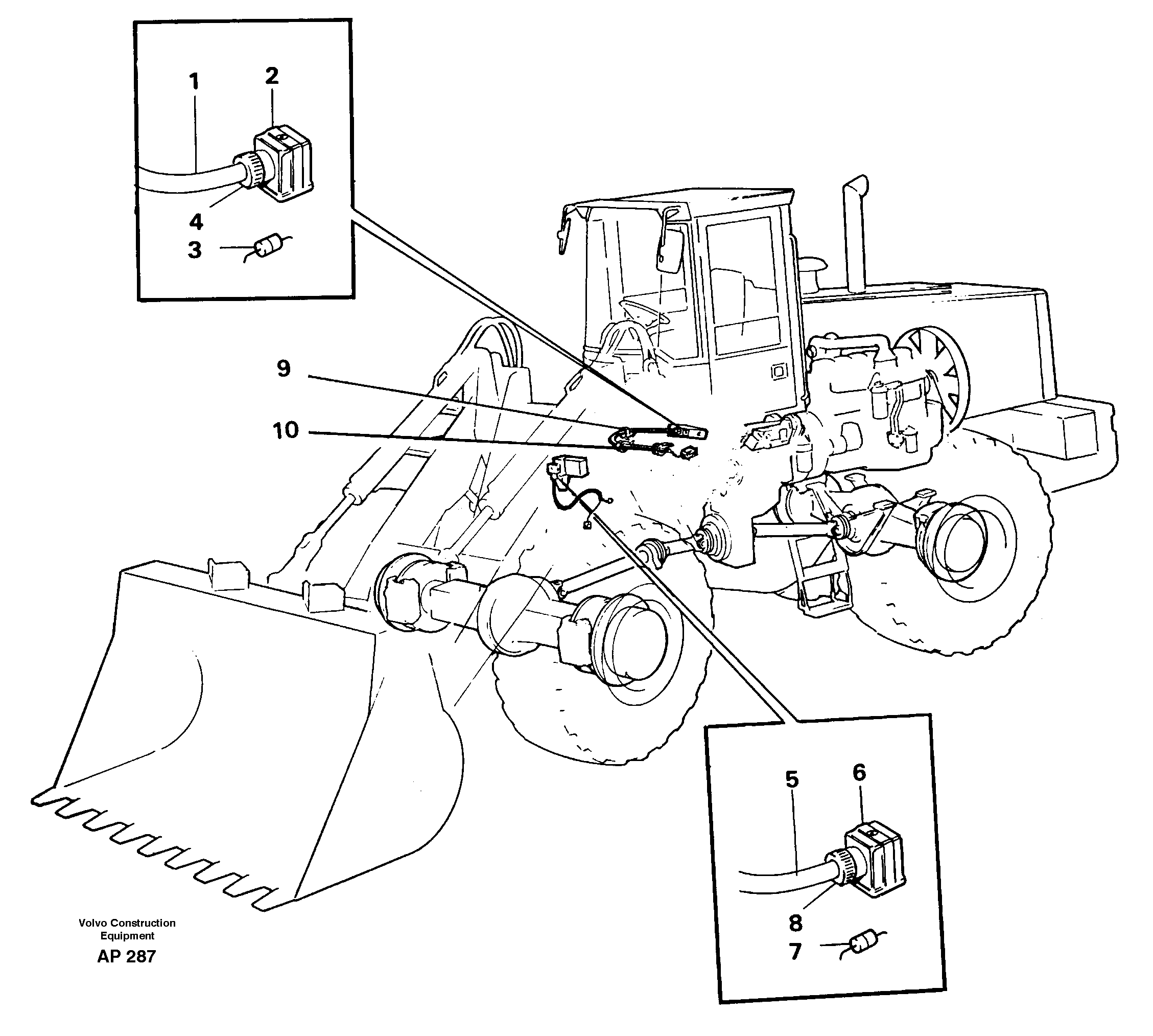 Схема запчастей Volvo L120C - 27217 Attachment locking L120C VOLVO BM VOLVO BM L120C SER NO - 11318