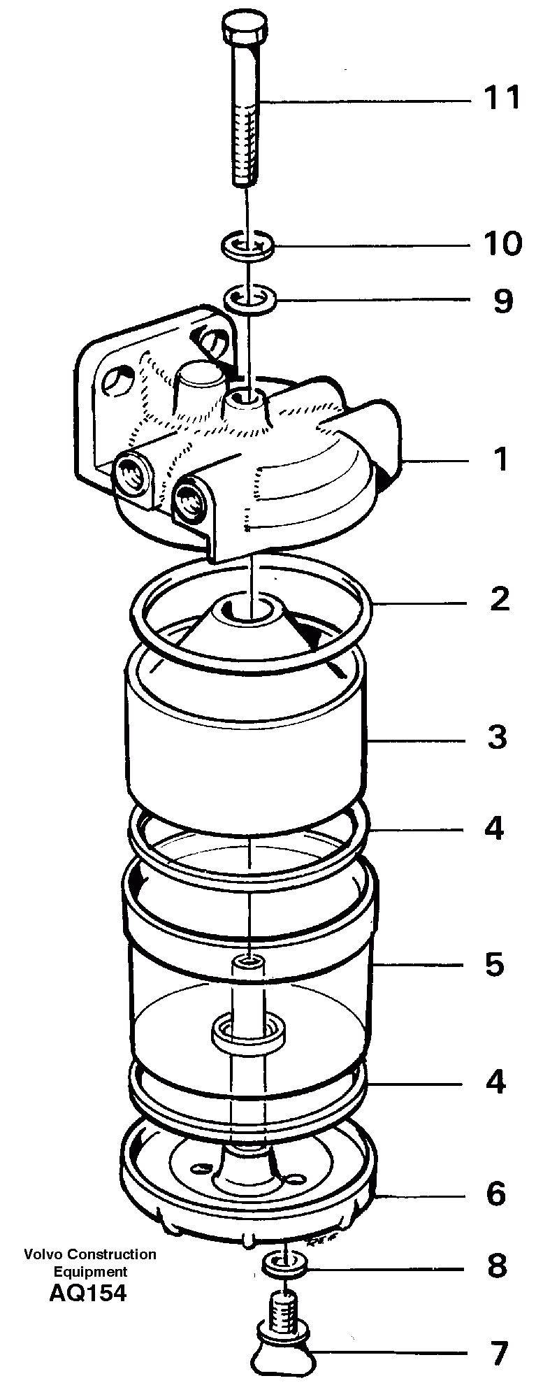 Схема запчастей Volvo L120C - 25086 Slurry separator L120C S/N 11319-SWE, S/N 61677-USA, S/N 70075-BRA