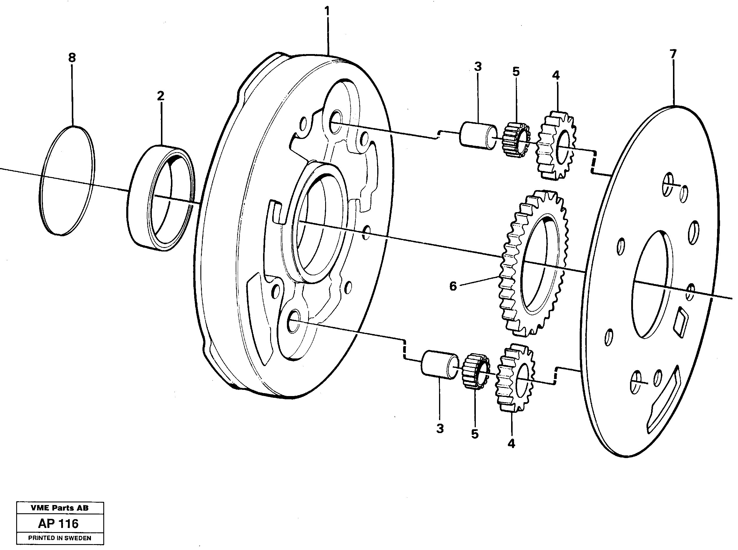 Схема запчастей Volvo L120C - 12286 Гидронасос (основной насос) L120C VOLVO BM VOLVO BM L120C SER NO - 11318