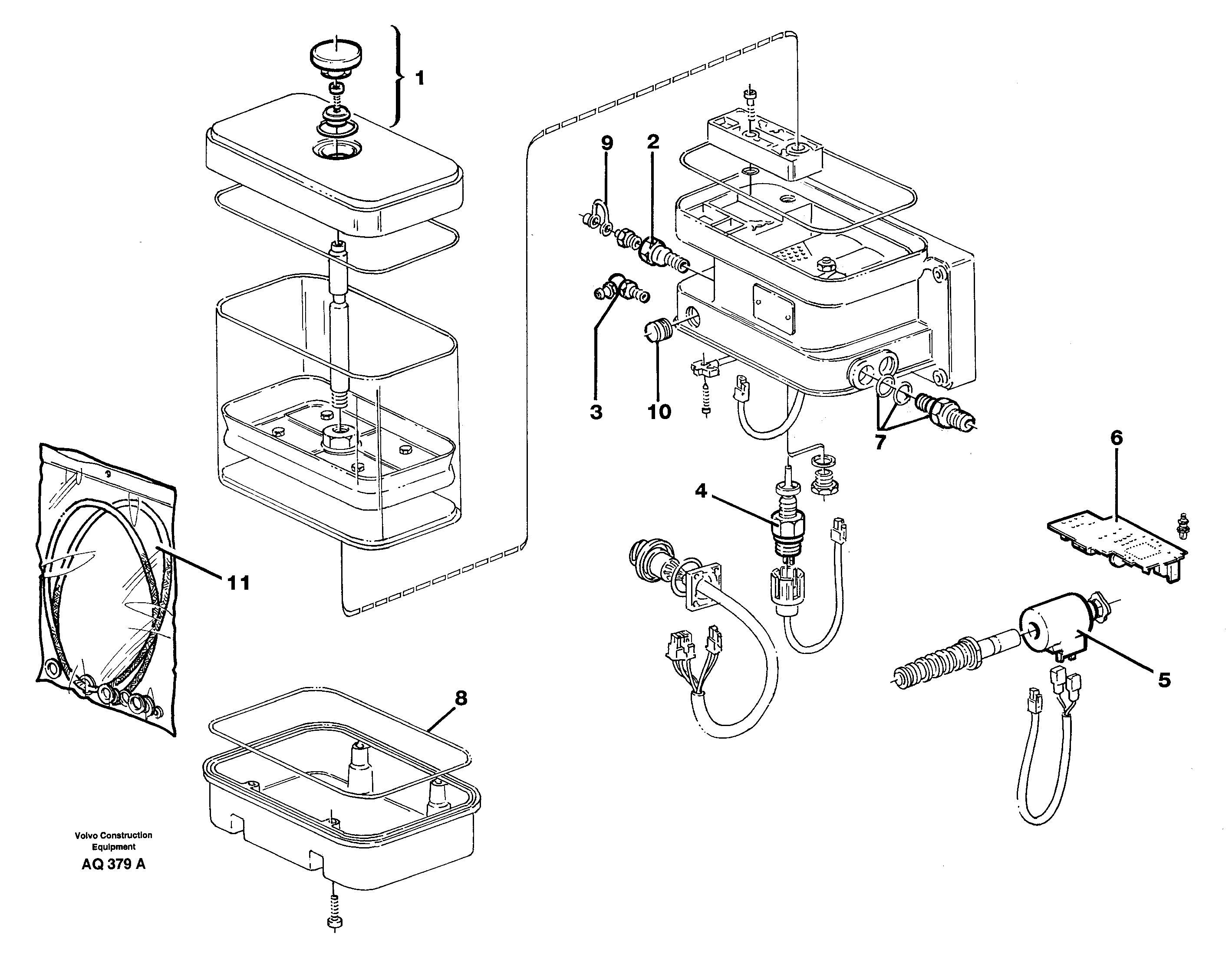 Схема запчастей Volvo L120C - 22348 Насос L120C S/N 11319-SWE, S/N 61677-USA, S/N 70075-BRA