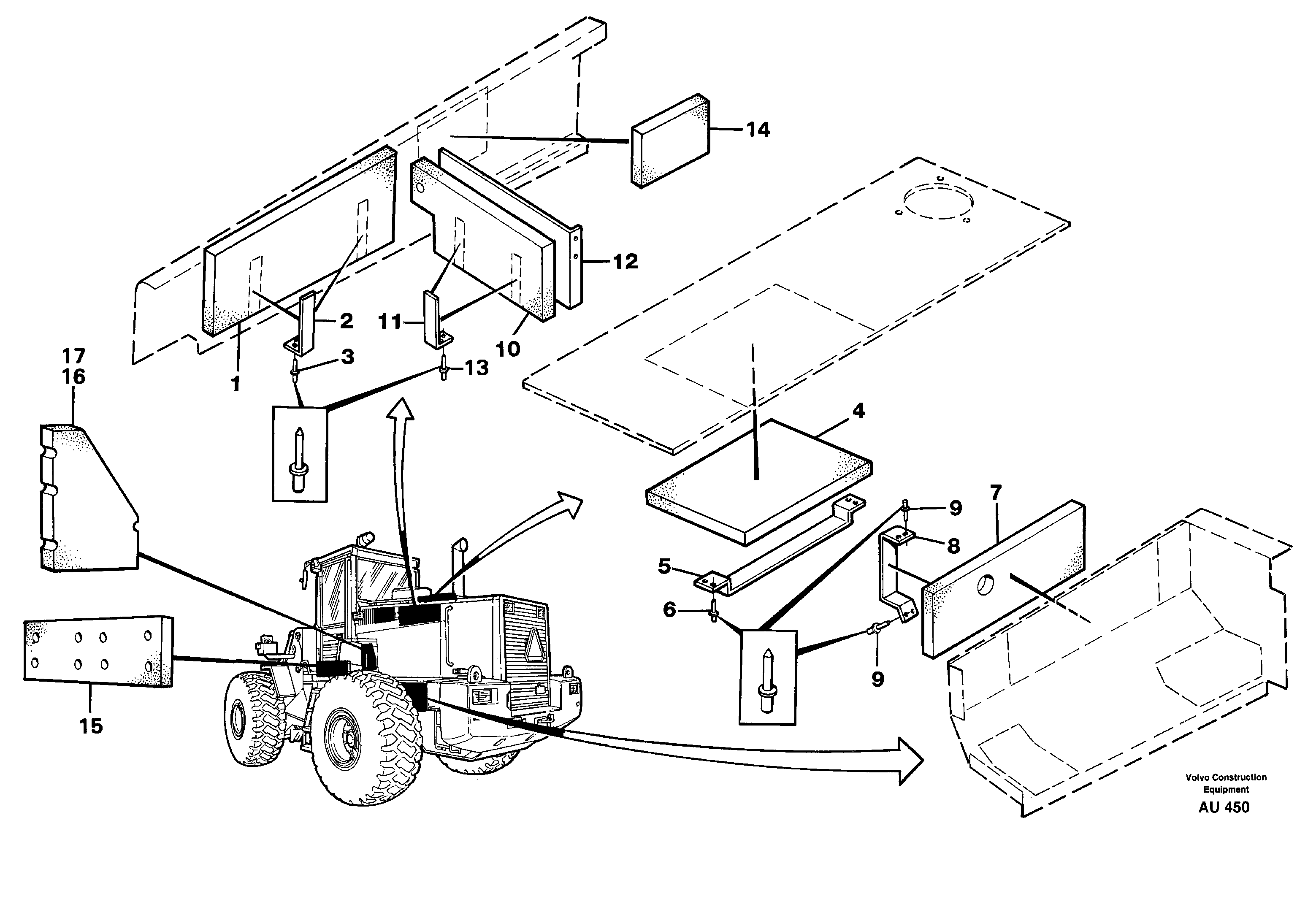 Схема запчастей Volvo L150C - 20573 Insulating matting L150C S/N 2768-SWE, 60701-USA