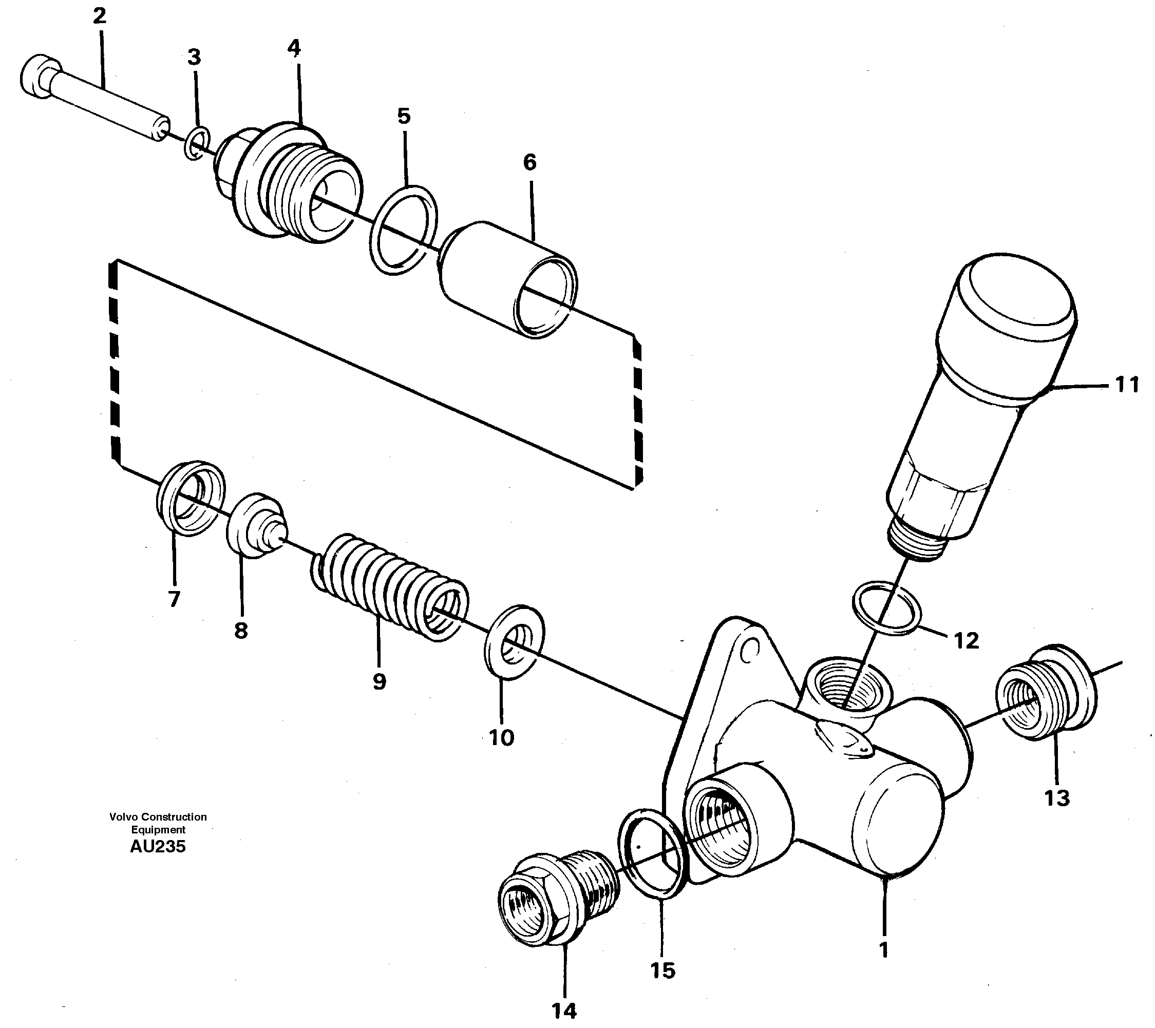 Схема запчастей Volvo L150C - 95074 Feed pump L150C S/N 2768-SWE, 60701-USA