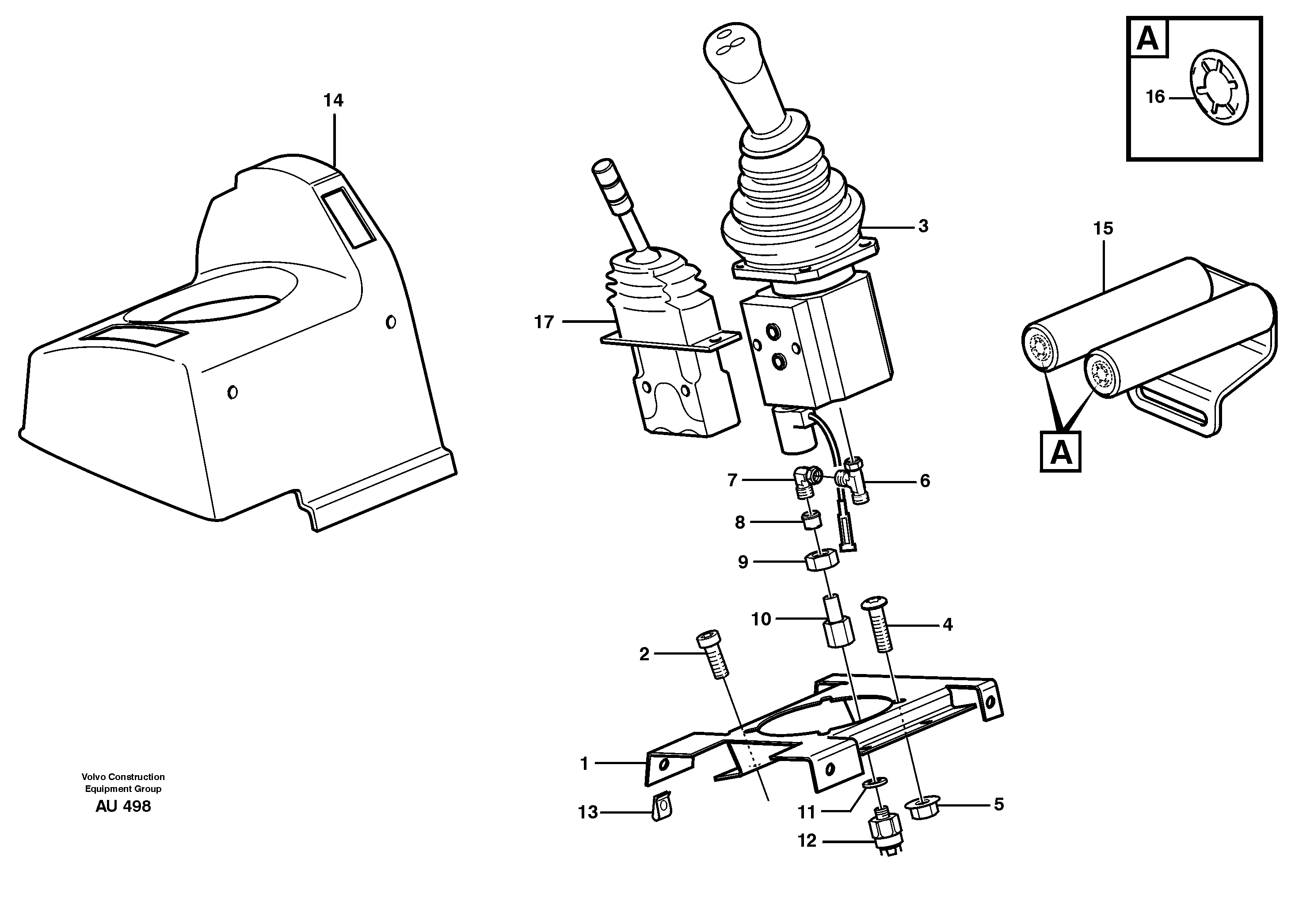 Схема запчастей Volvo L150C - 26920 Servo valve with fitting parts L150C S/N 2768-SWE, 60701-USA