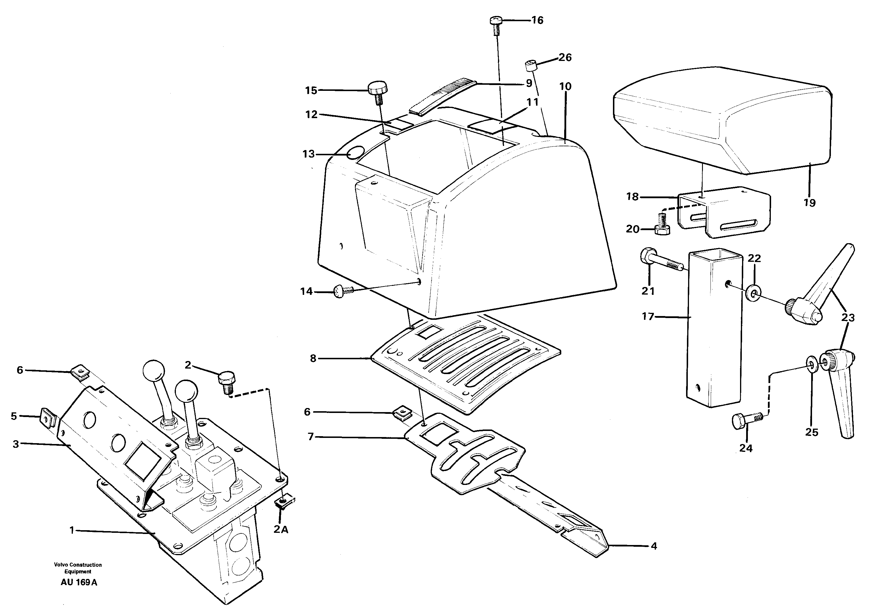 Схема запчастей Volvo L150C - 60437 Servo valve with fitting parts L150C S/N 2768-SWE, 60701-USA