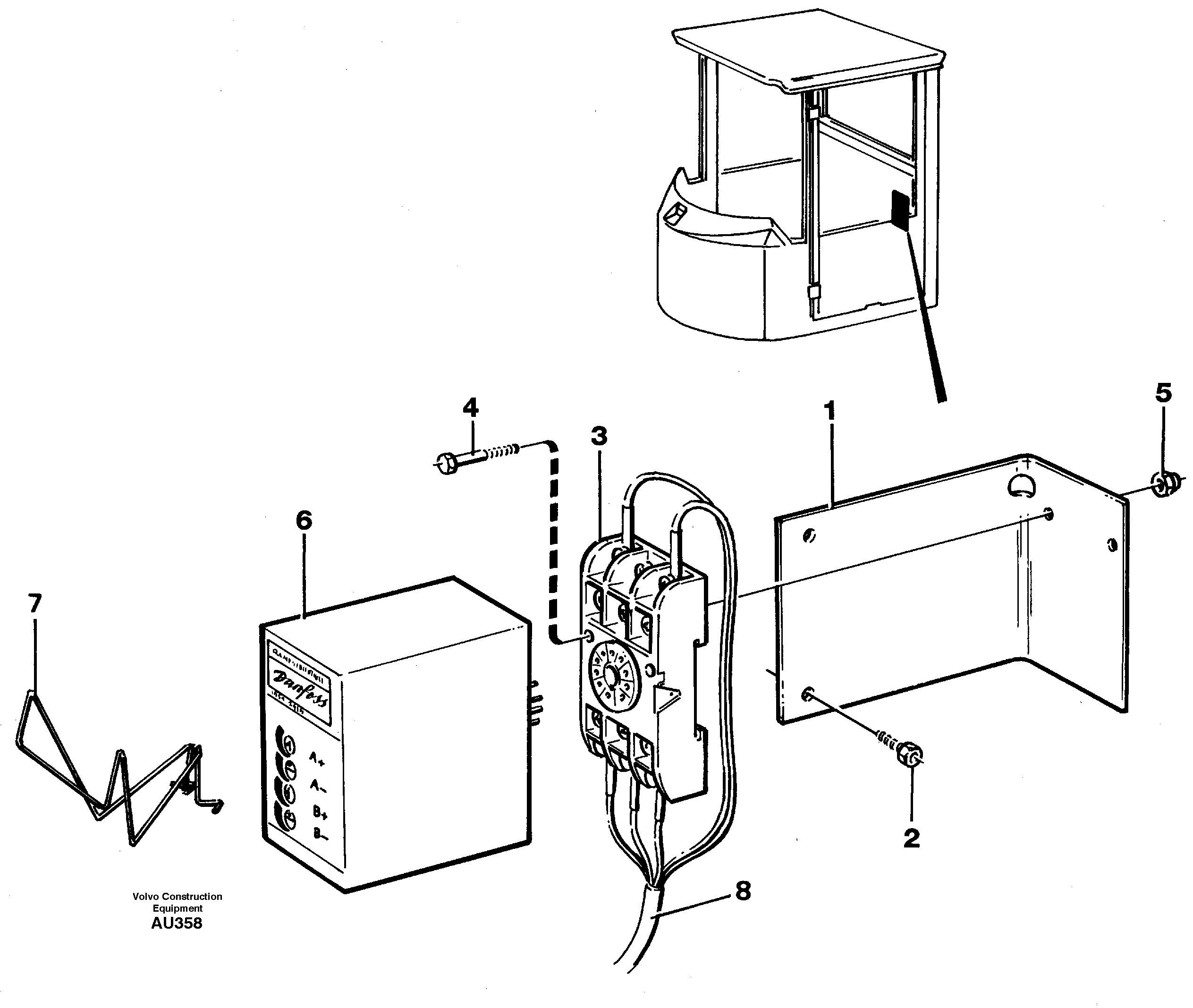 Схема запчастей Volvo L150C - 17055 Electronic unit, CDC L150C S/N 2768-SWE, 60701-USA