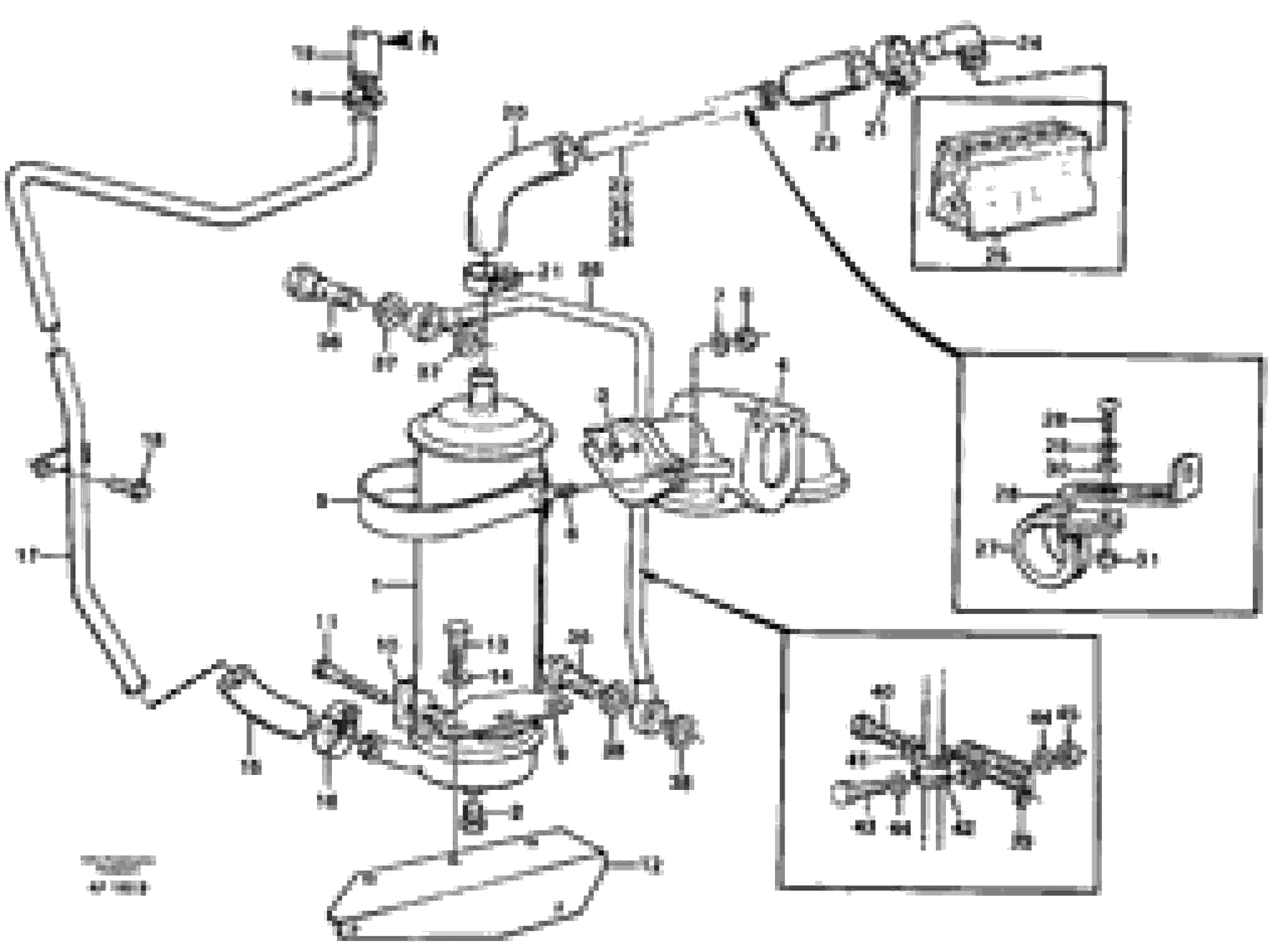 Схема запчастей Volvo L150C - 75319 Oil cooler with hoses L150/L150C VOLVO BM VOLVO BM L150/L150C SER NO - 2767/- 60708