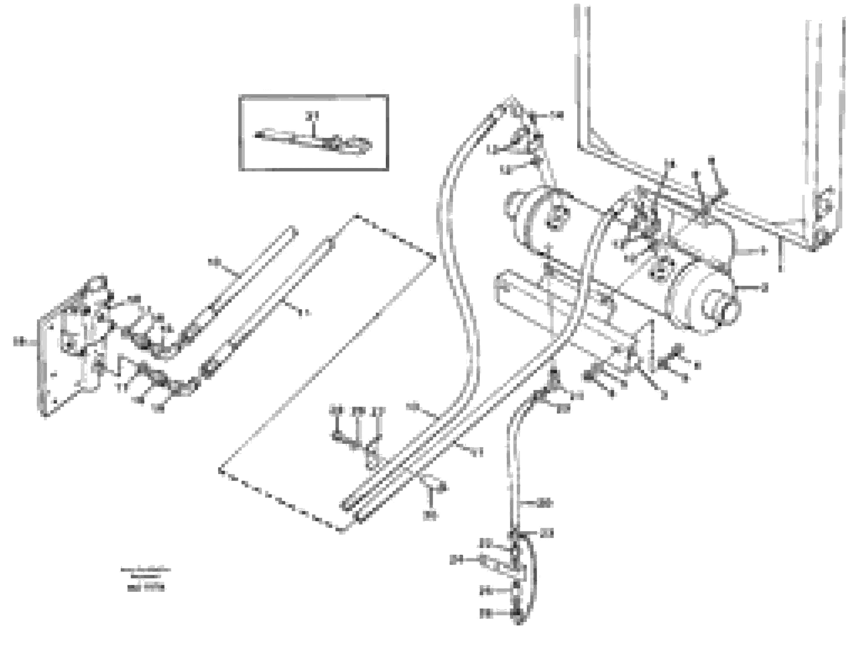 Схема запчастей Volvo L150C - 83867 Масляный радиатор L150C S/N 2768-SWE, 60701-USA