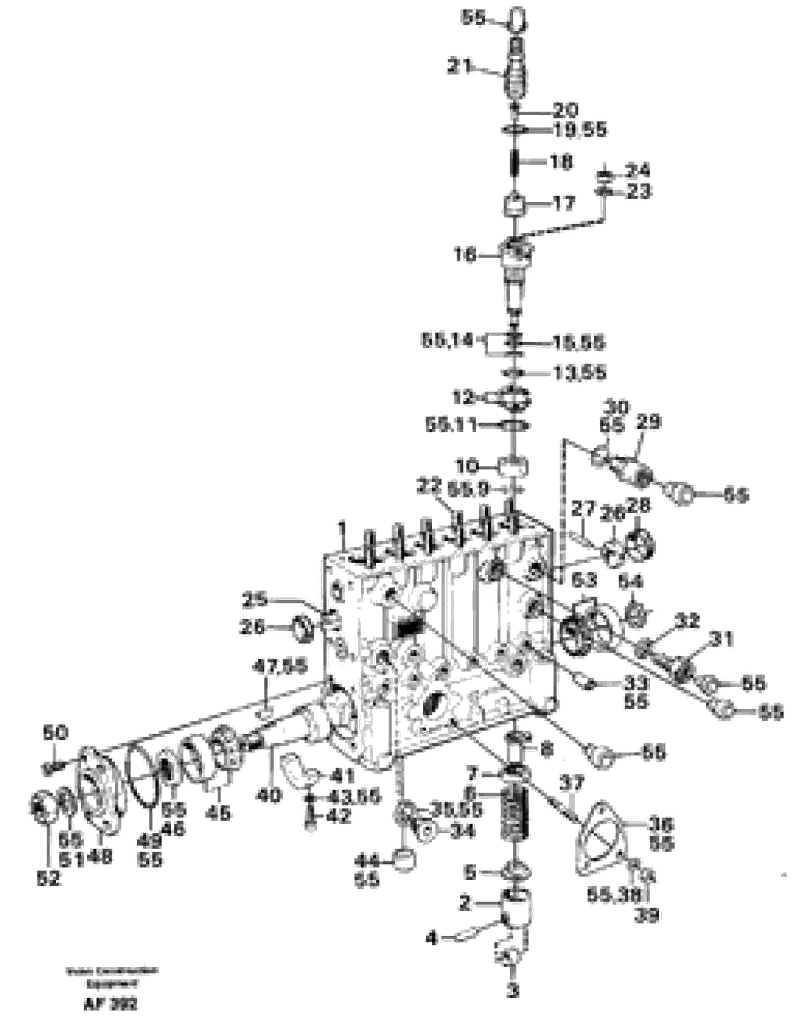 Схема запчастей Volvo L150C - 89105 Injection pump L150/L150C VOLVO BM VOLVO BM L150/L150C SER NO - 2767/- 60708