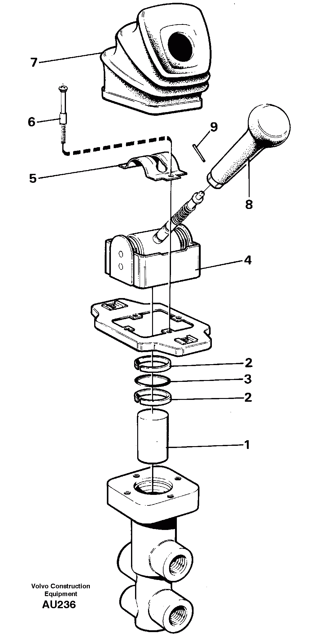 Схема запчастей Volvo L150C - 17057 Parking brake valve L150C S/N 2768-SWE, 60701-USA