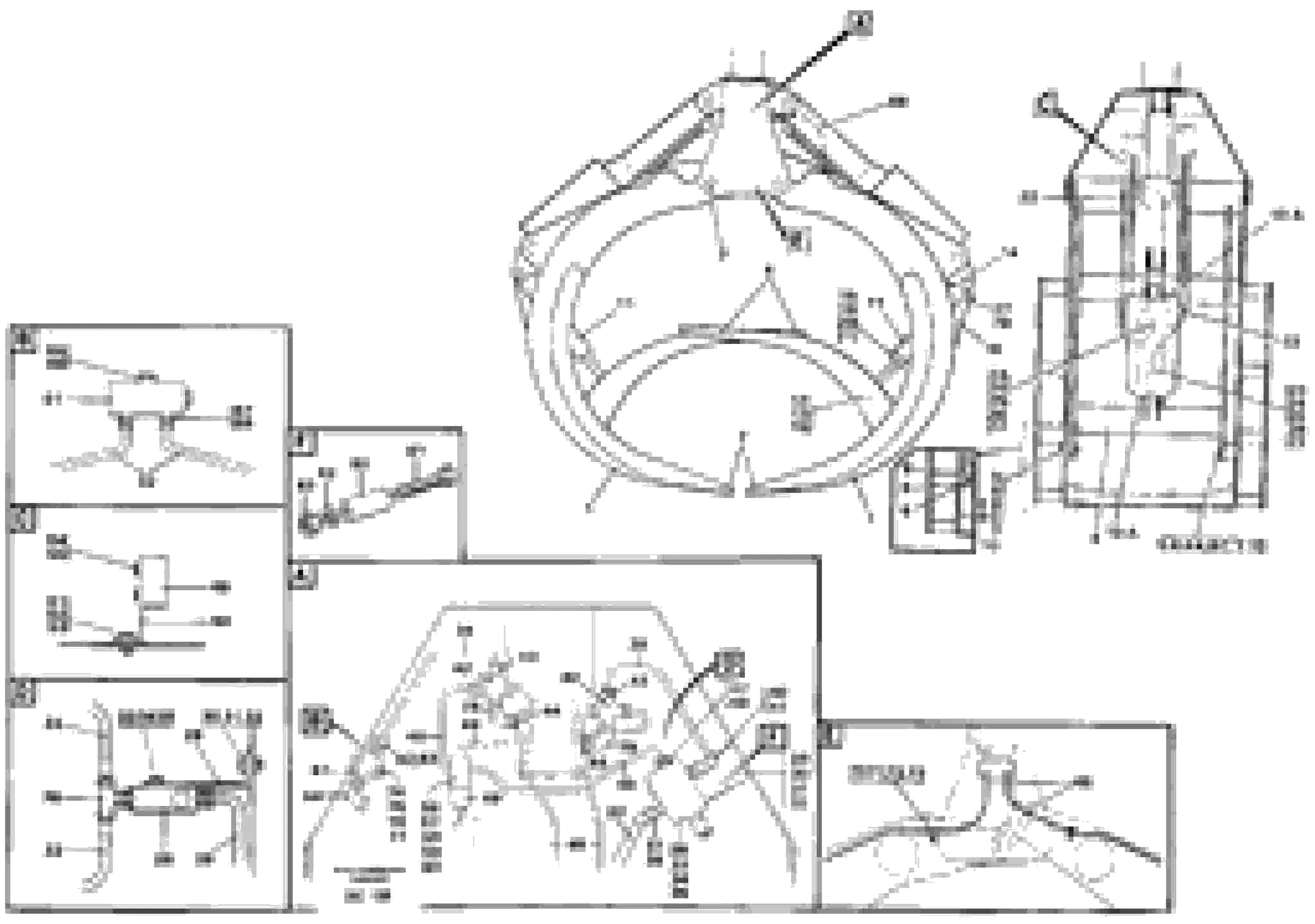 Схема запчастей Volvo L150C - 66907 Grab fork with clamp.arm ATTACHMENTS ATTACHMENTS WHEEL LOADERS GEN. - C