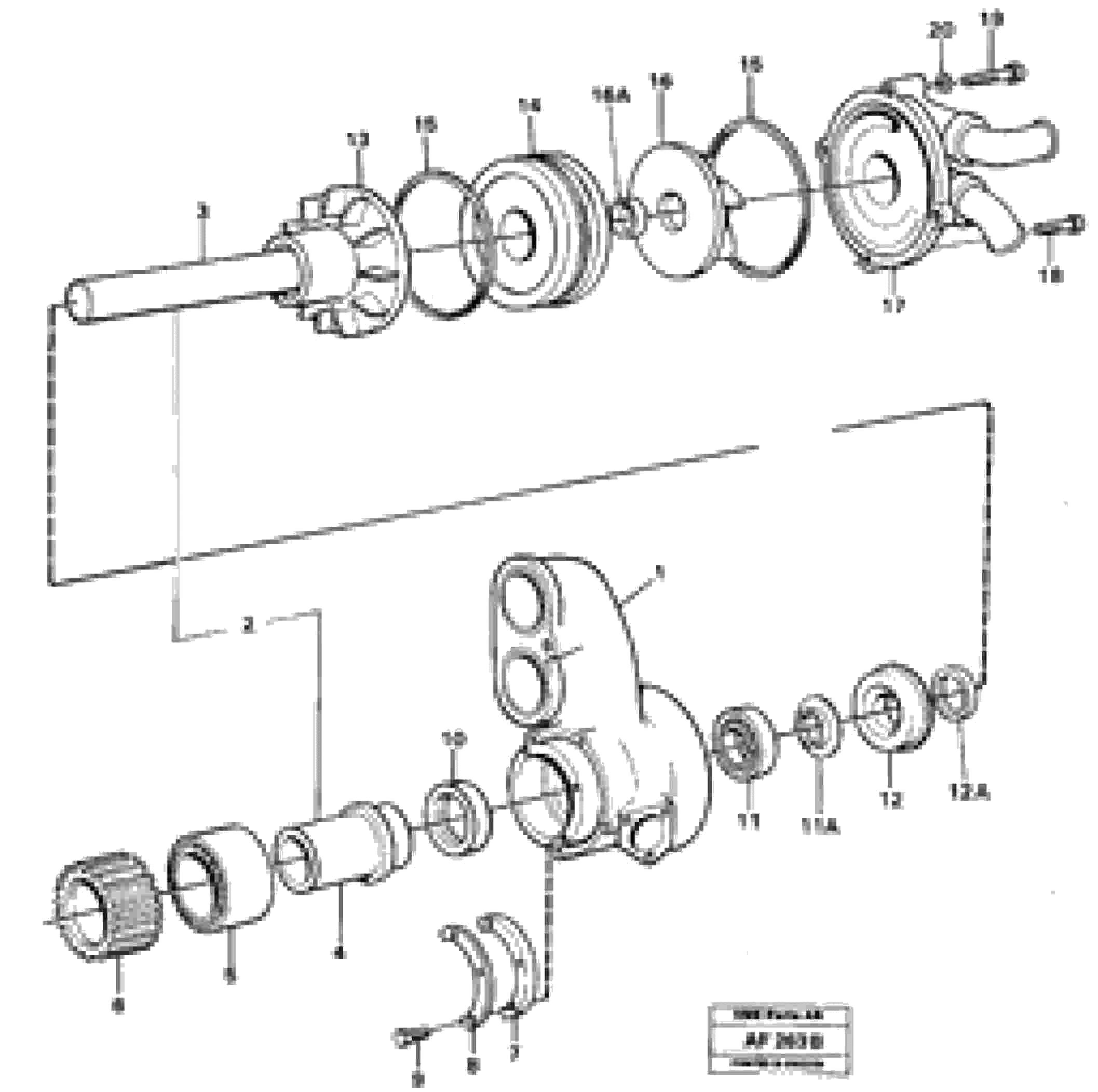 Схема запчастей Volvo L150C - 32327 Water pump L150/L150C VOLVO BM VOLVO BM L150/L150C SER NO - 2767/- 60708