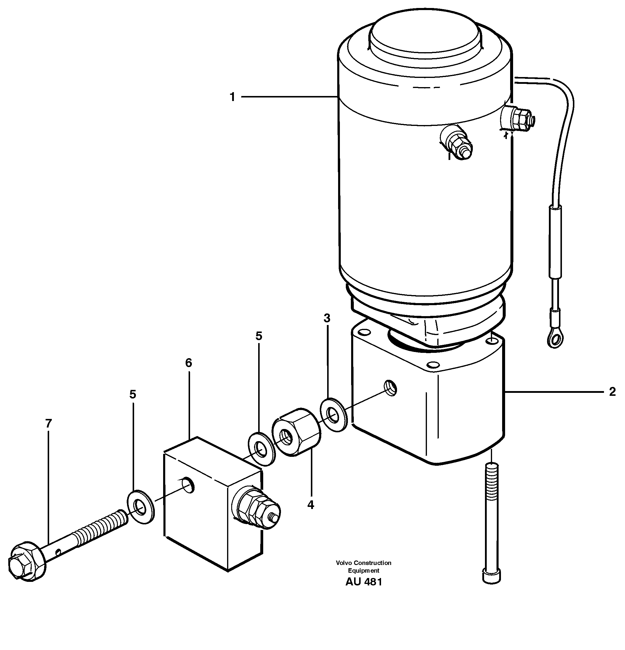 Схема запчастей Volvo L150C - 21205 Pump unit L150C S/N 2768-SWE, 60701-USA