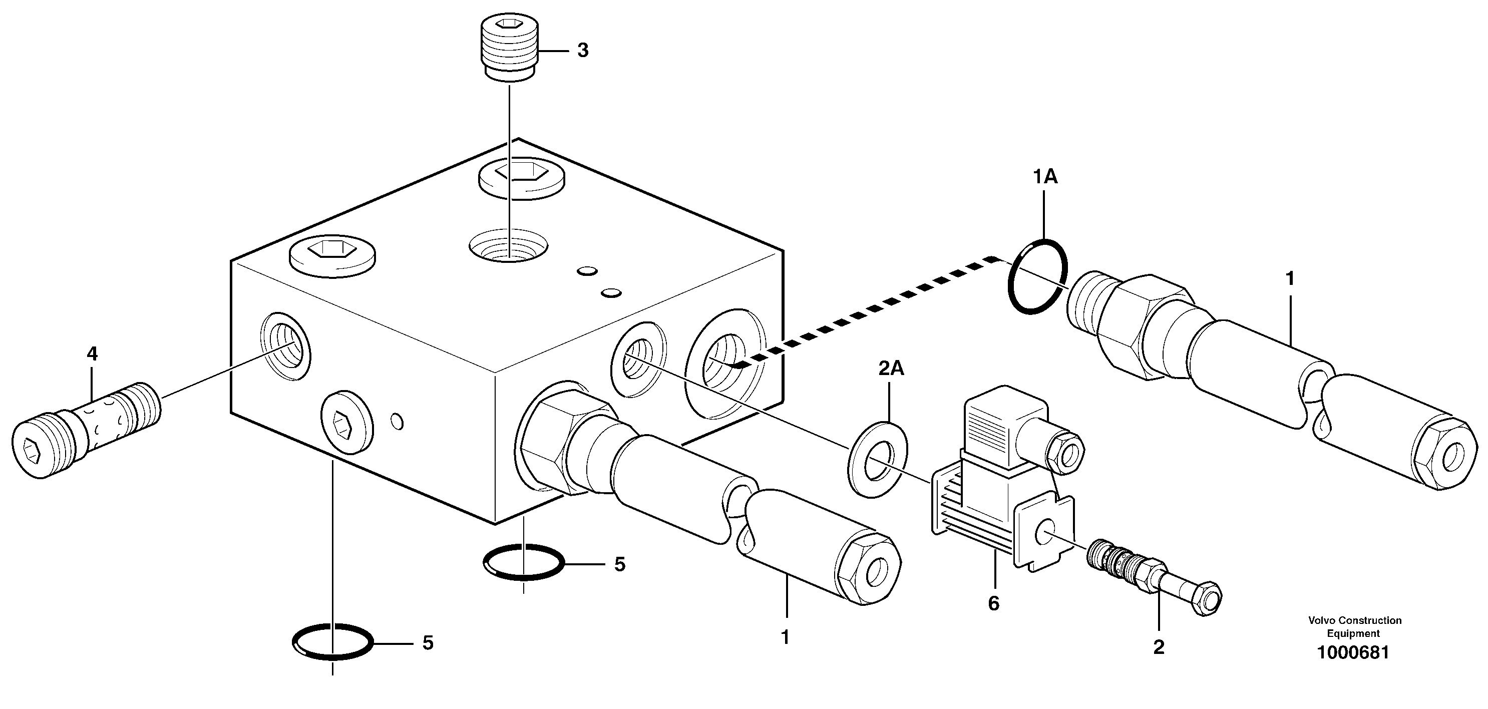 Схема запчастей Volvo L180C - 19774 Operating valve L180C S/N 2533-SWE, 60465-USA