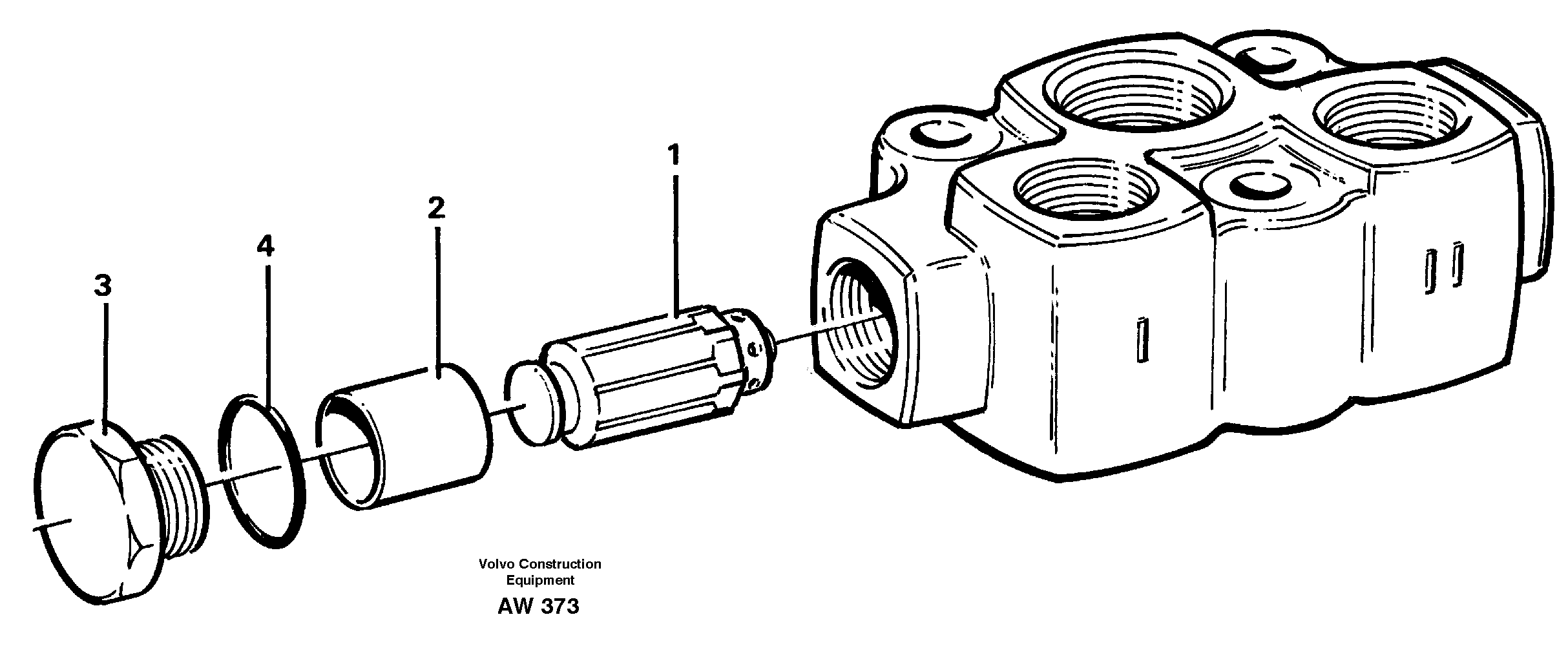 Схема запчастей Volvo L180C - 62850 Check valve L180C S/N 2533-SWE, 60465-USA