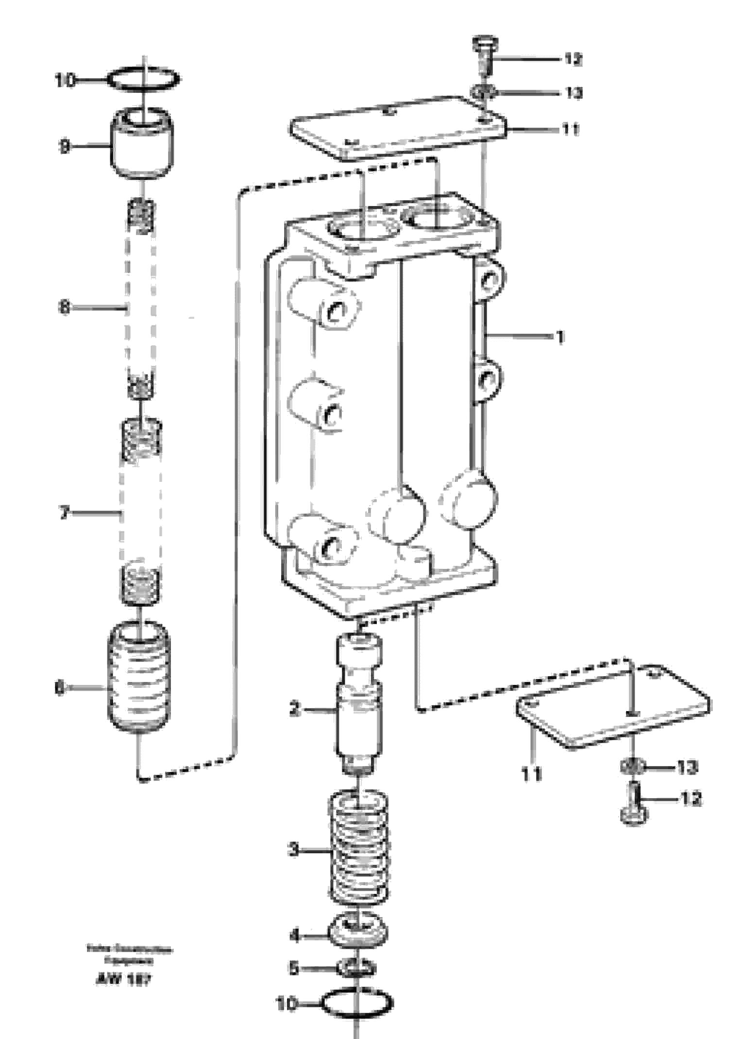 Схема запчастей Volvo L180C - 15413 Pressure limiting valve L180C S/N 2533-SWE, 60465-USA