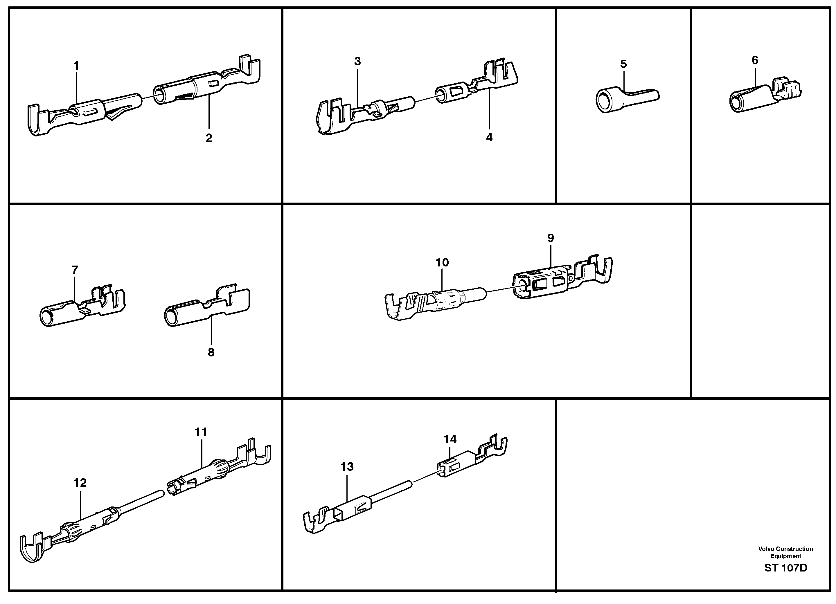 Схема запчастей Volvo L180C - 56857 Палец L180/L180C VOLVO BM VOLVO BM L180/L180C SER NO -2532 / -60469 USA