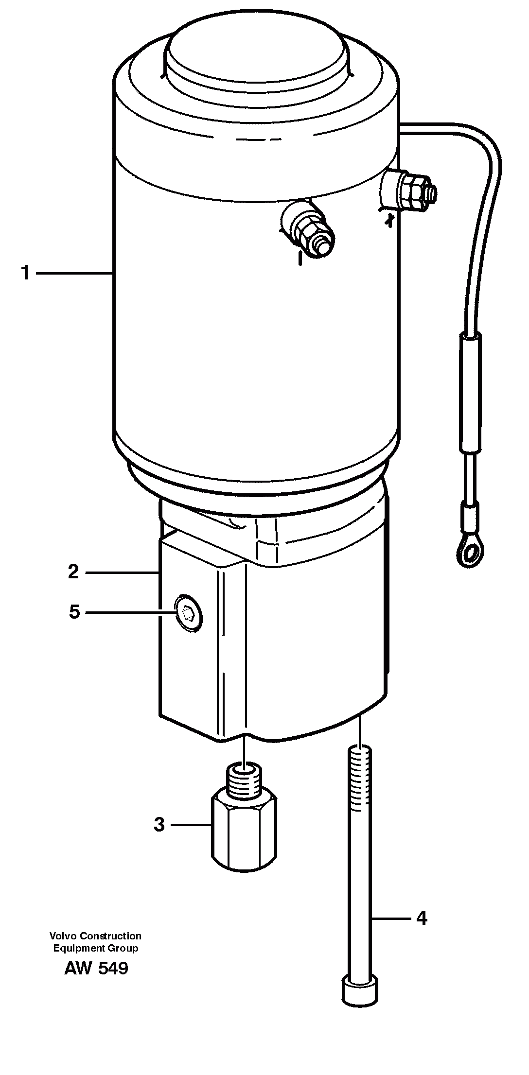 Схема запчастей Volvo L180C - 21665 Pump unit L180C S/N 2533-SWE, 60465-USA