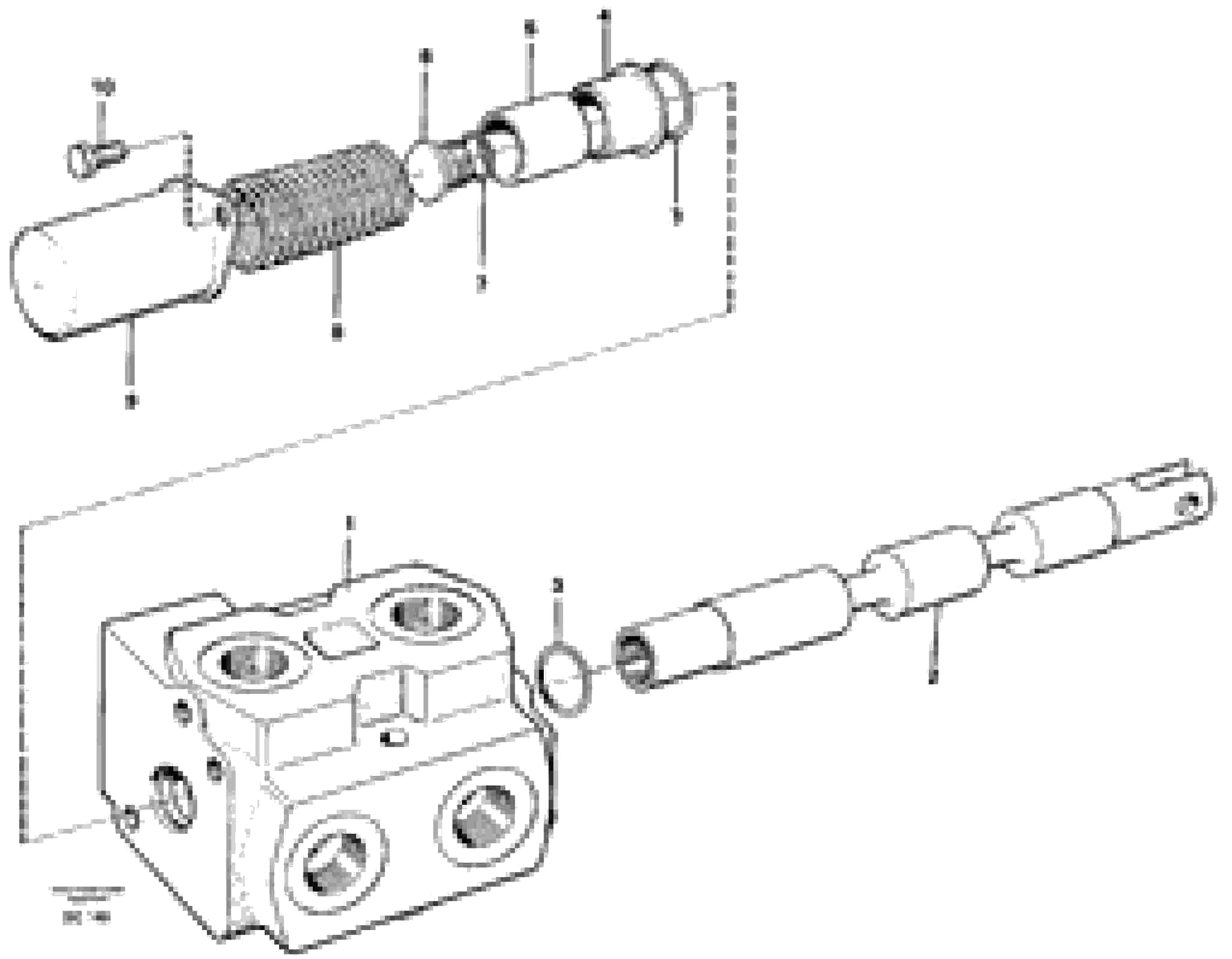 Схема запчастей Volvo L180C - 31803 Hydraulic valve ATTACHMENTS ATTACHMENTS WHEEL LOADERS GEN. - C