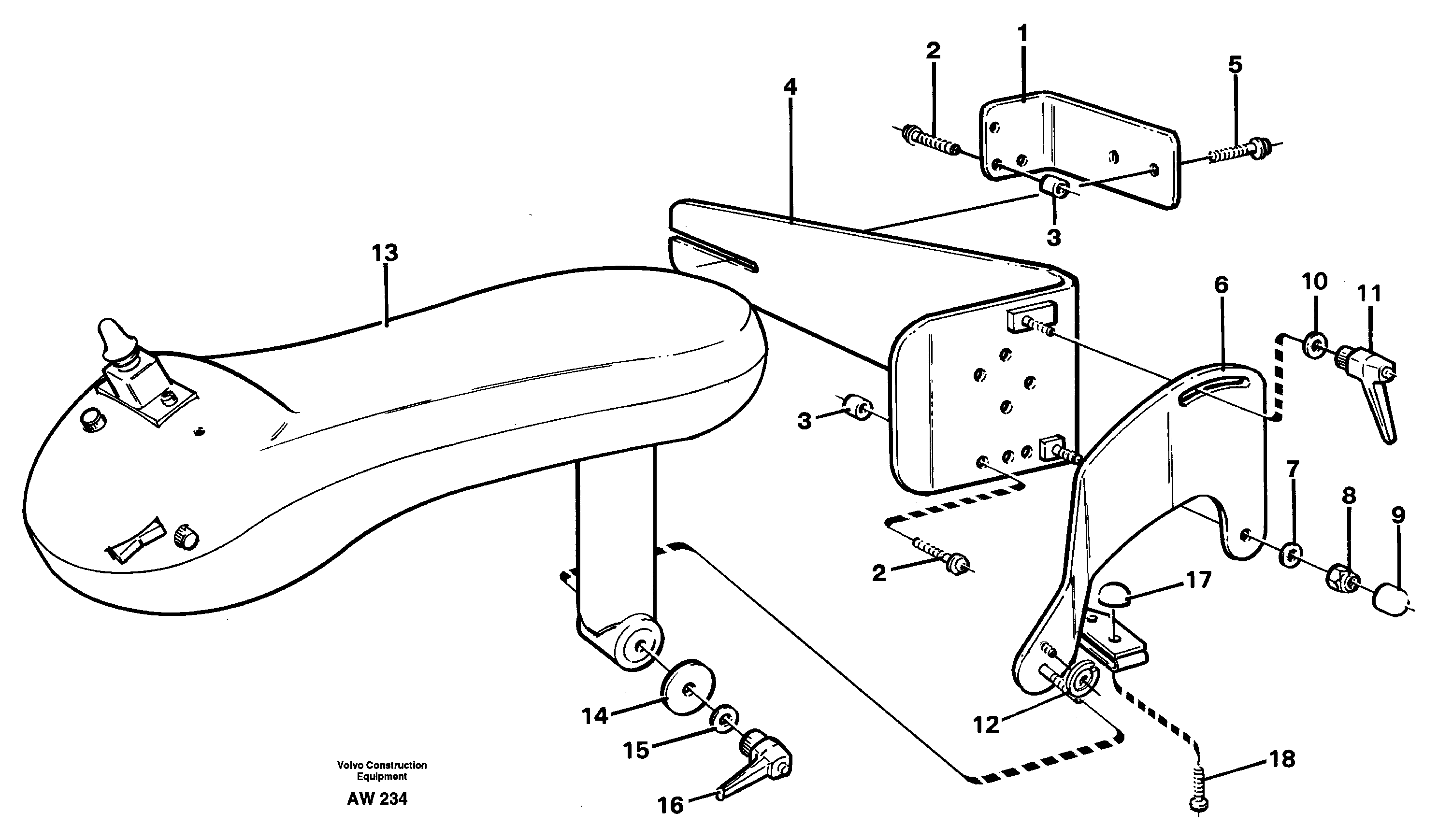 Схема запчастей Volvo L180C - 20679 CDC - steering, plate details L180C S/N 2533-SWE, 60465-USA