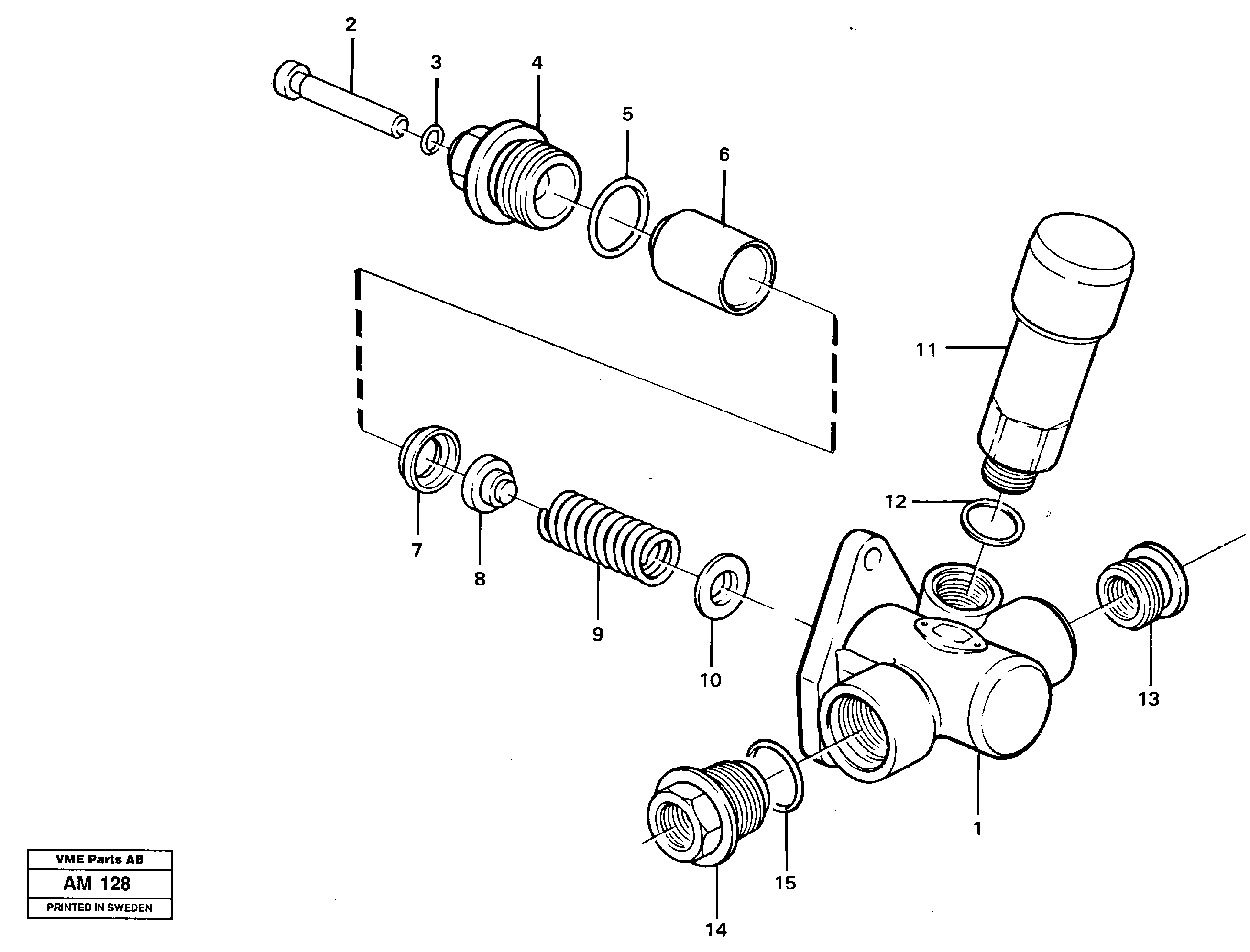 Схема запчастей Volvo L330C - 92232 Feed pump L330C VOLVO BM VOLVO BM L330C SER NO - 60187