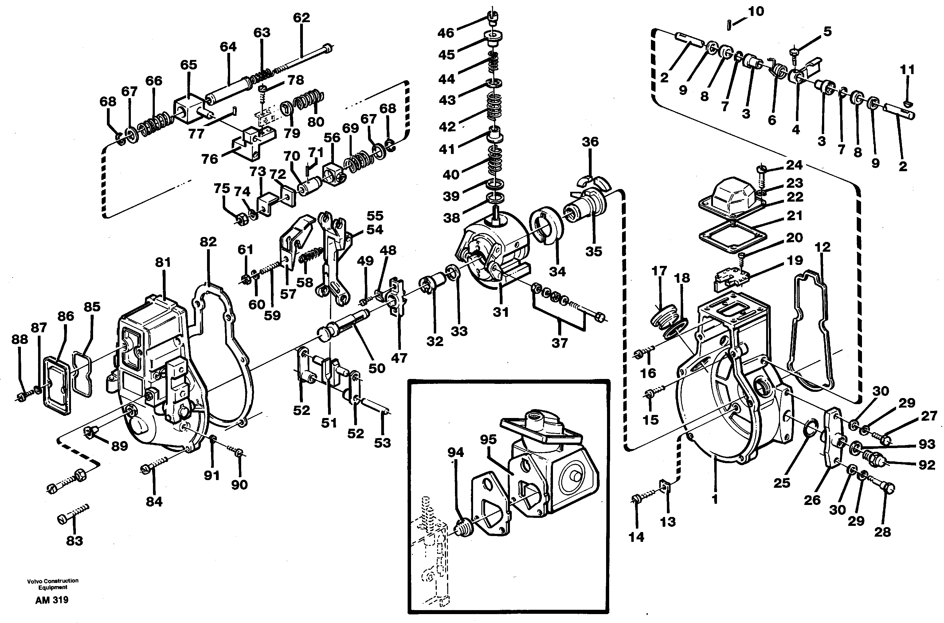 Схема запчастей Volvo L330C - 59774 Centrifugal governor L330C VOLVO BM VOLVO BM L330C SER NO - 60187