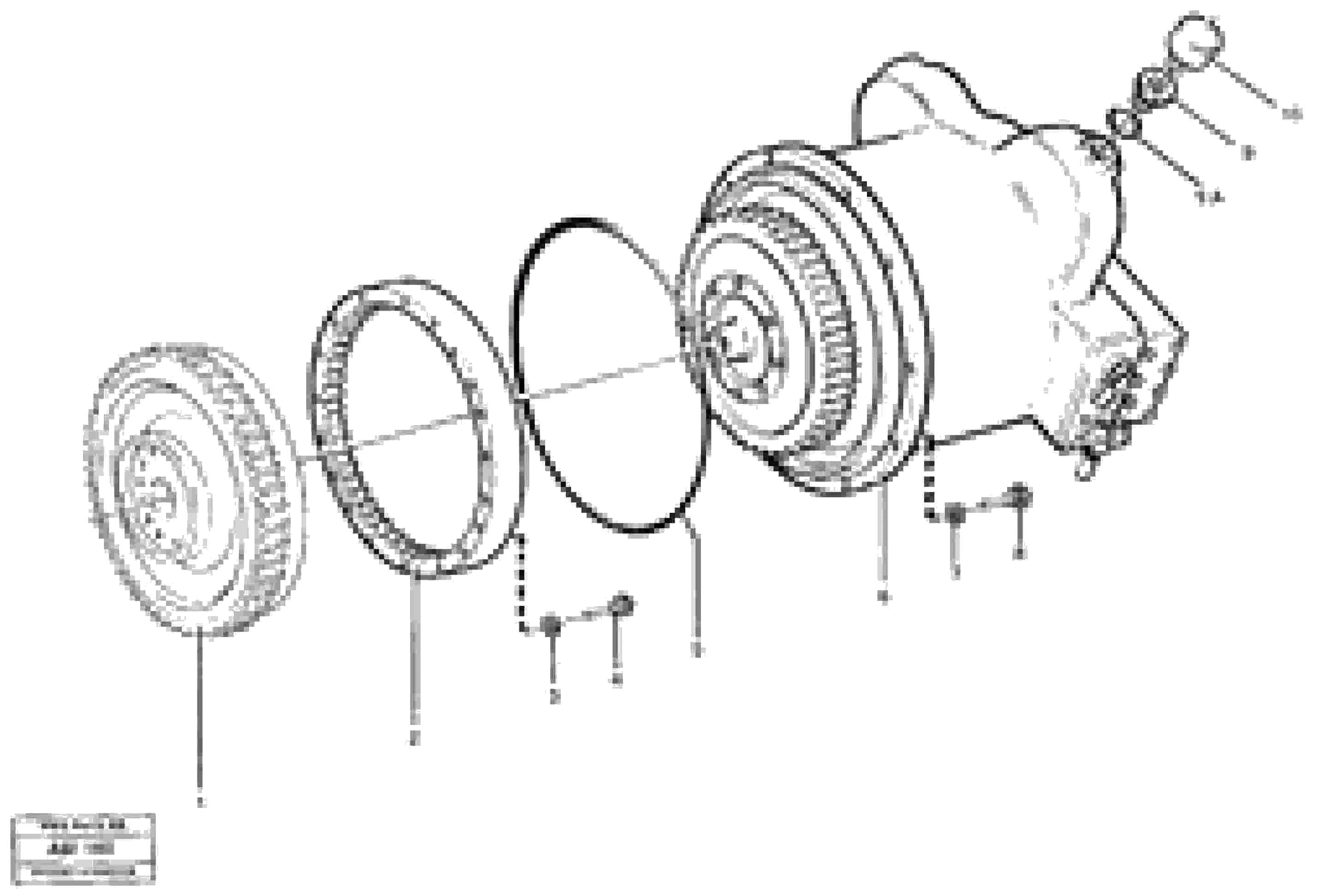 Схема запчастей Volvo L330C - 45067 Torque converter, mounting L330C VOLVO BM VOLVO BM L330C SER NO - 60187