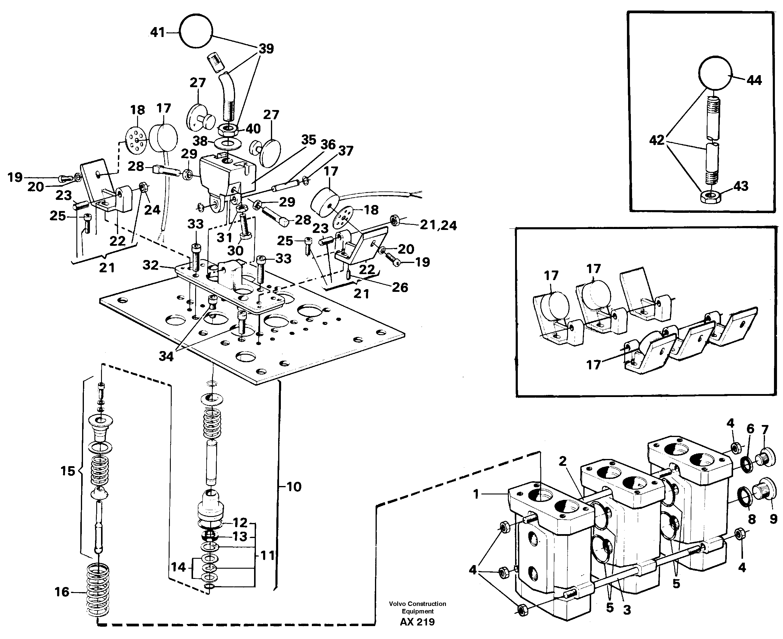 Схема запчастей Volvo L330C - 103079 Servo valve L330C SER NO 60188-