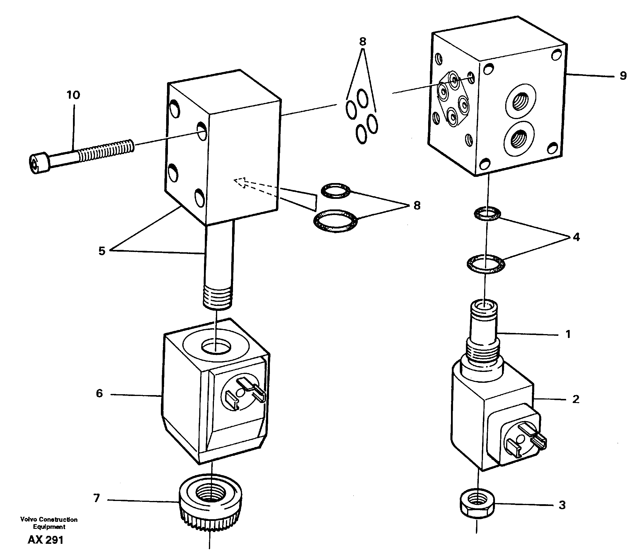 Схема запчастей Volvo L330C - 20711 Fan drive: Thermostat valve L330C SER NO 60188-