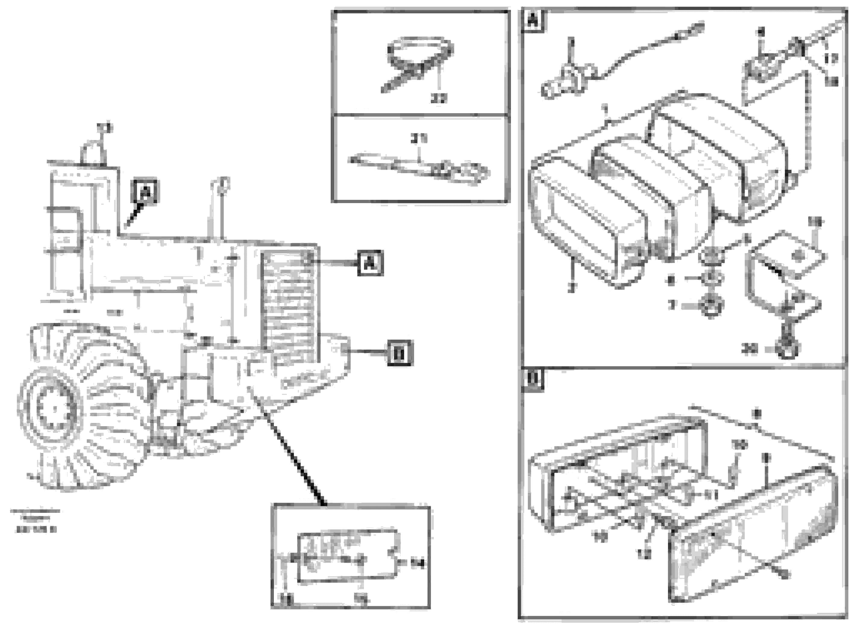 Схема запчастей Volvo L330C - 61217 Lighting, rear L330C SER NO 60188-