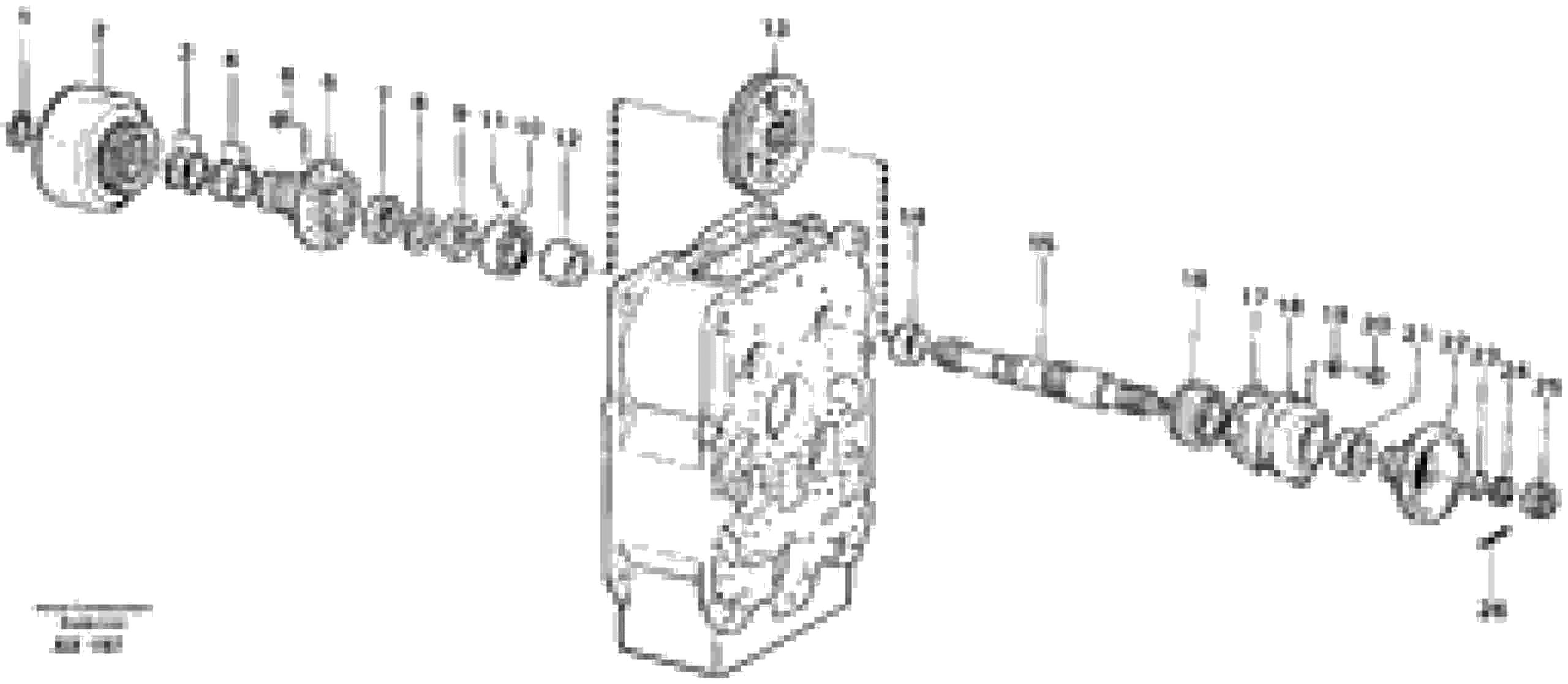 Схема запчастей Volvo L330C - 30835 Input shaft, forward L330C SER NO 60188-