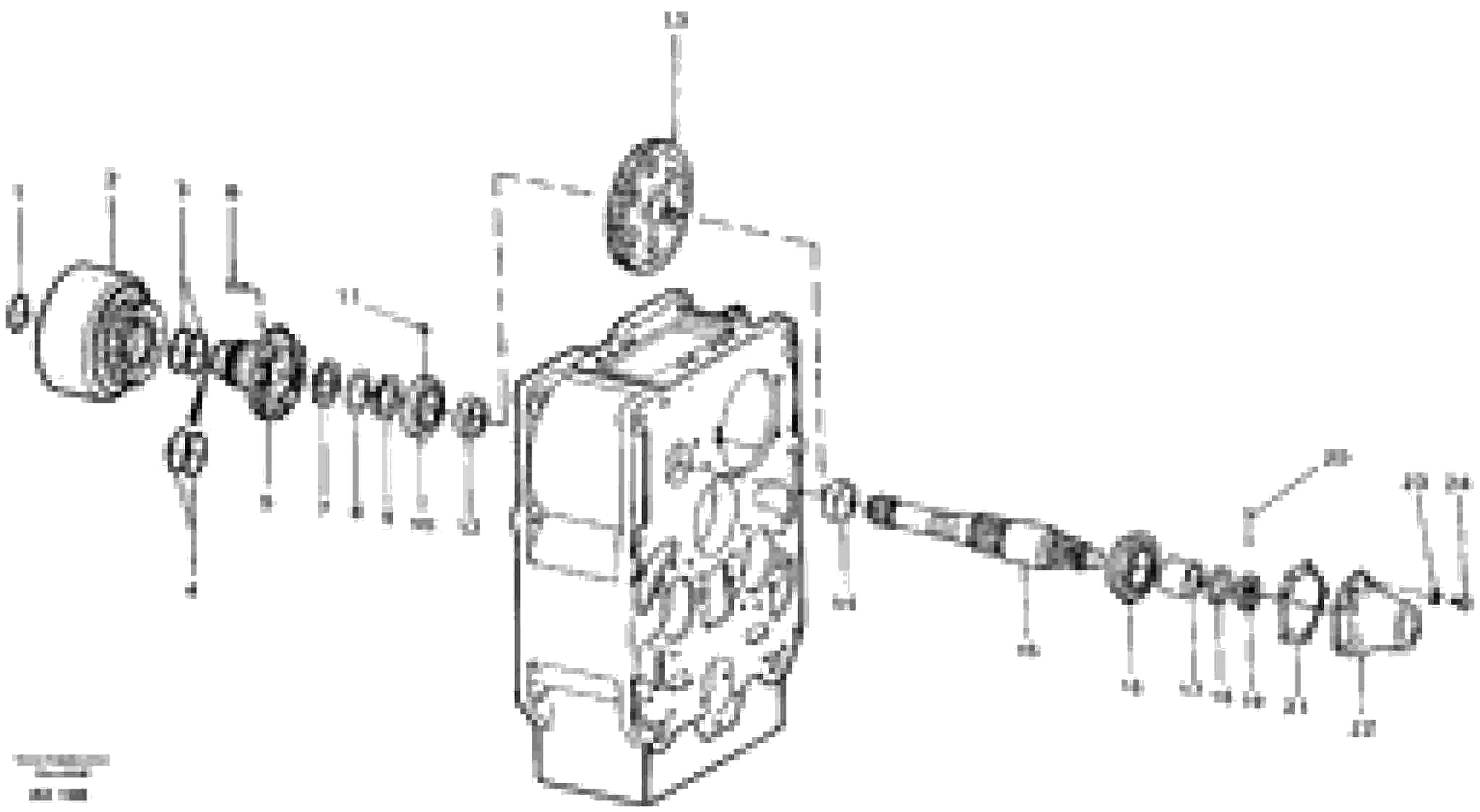 Схема запчастей Volvo L330C - 30836 Reverse shaft L330C SER NO 60188-