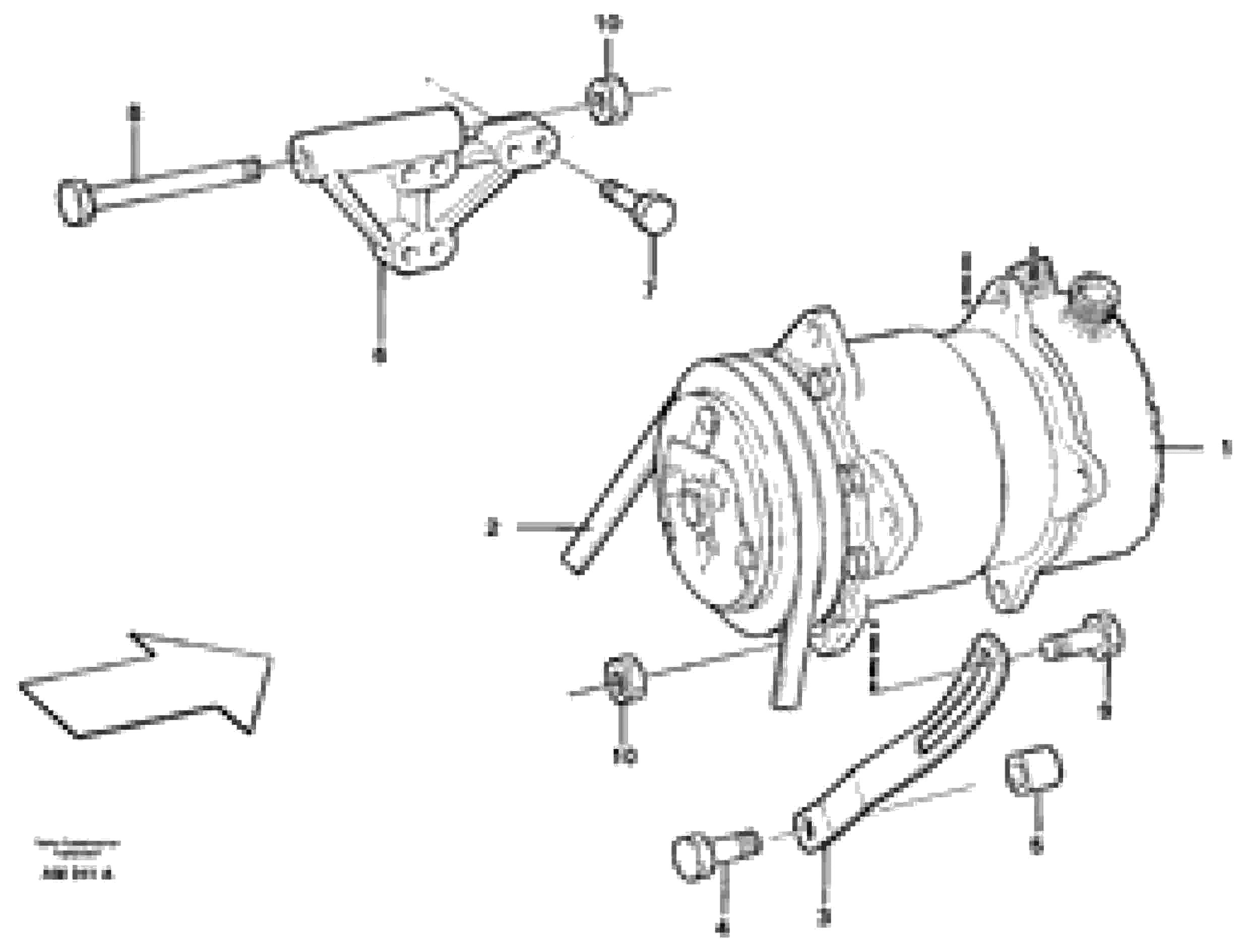 Схема запчастей Volvo L330C - 10999 Compressor, assembly L330C VOLVO BM VOLVO BM L330C SER NO - 60187