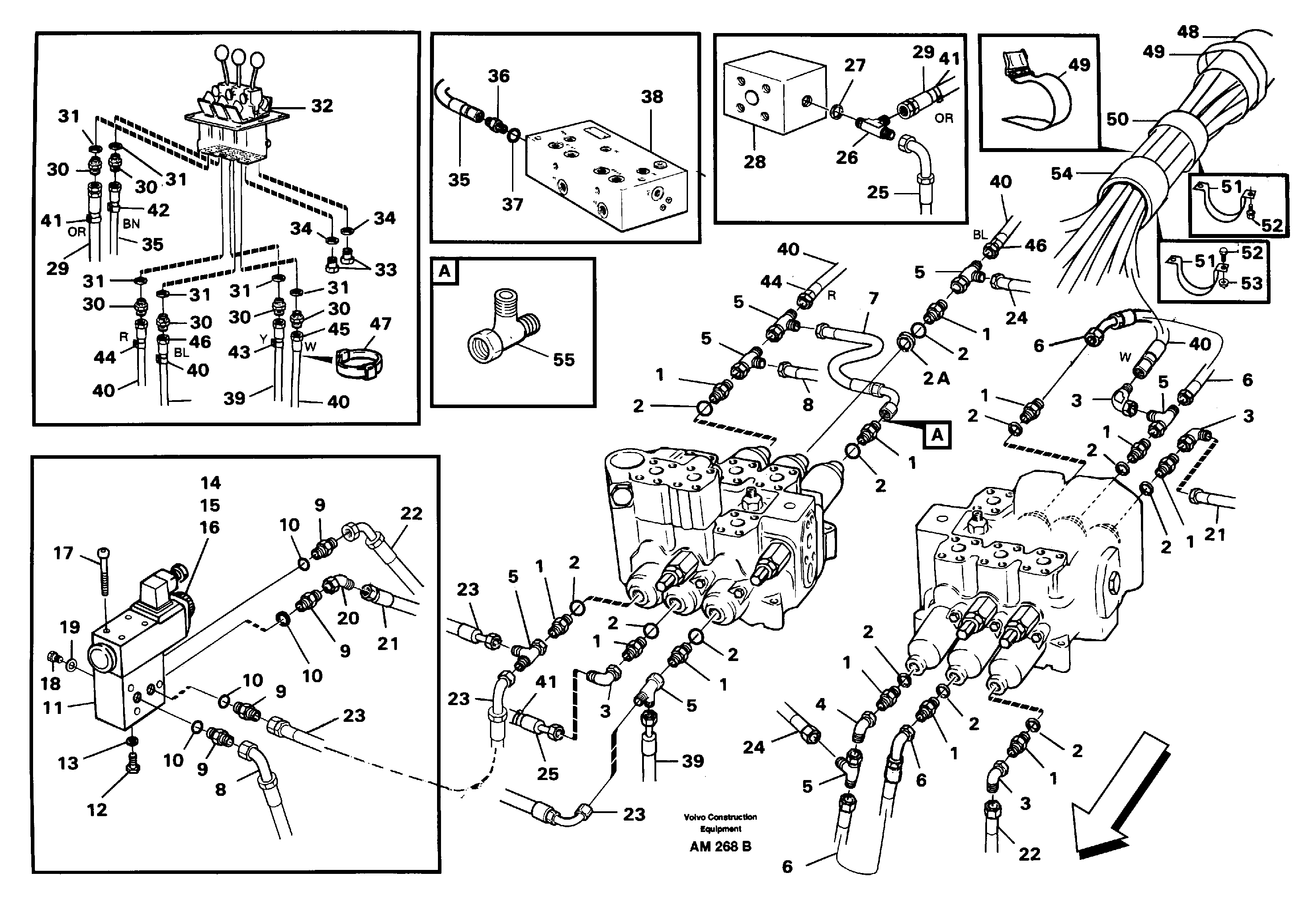 Схема запчастей Volvo L330C - 59790 Servo - hydraulic L330C VOLVO BM VOLVO BM L330C SER NO - 60187