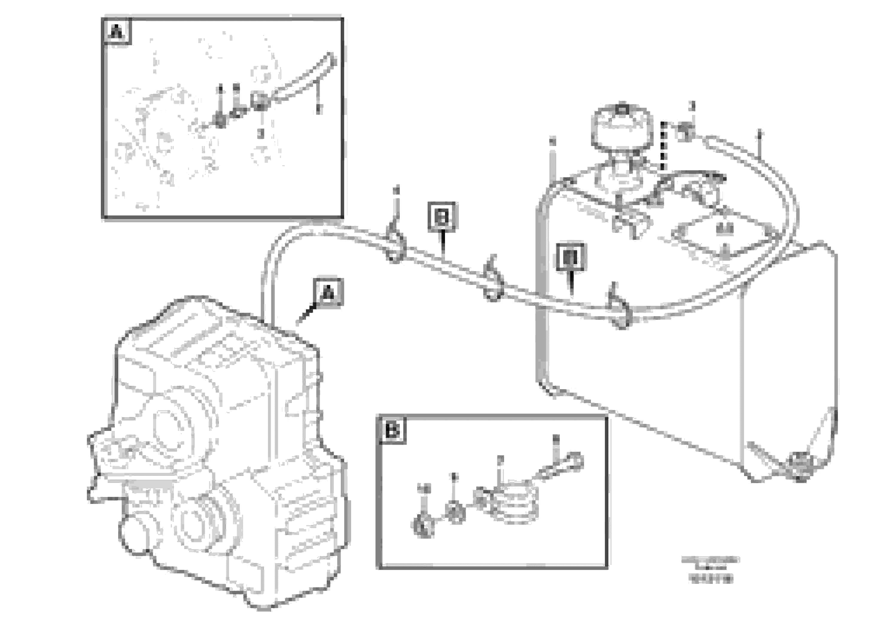 Схема запчастей Volvo L50E - 68083 Ventilation for transmission L50E BRAZIL, S/N 71001 -