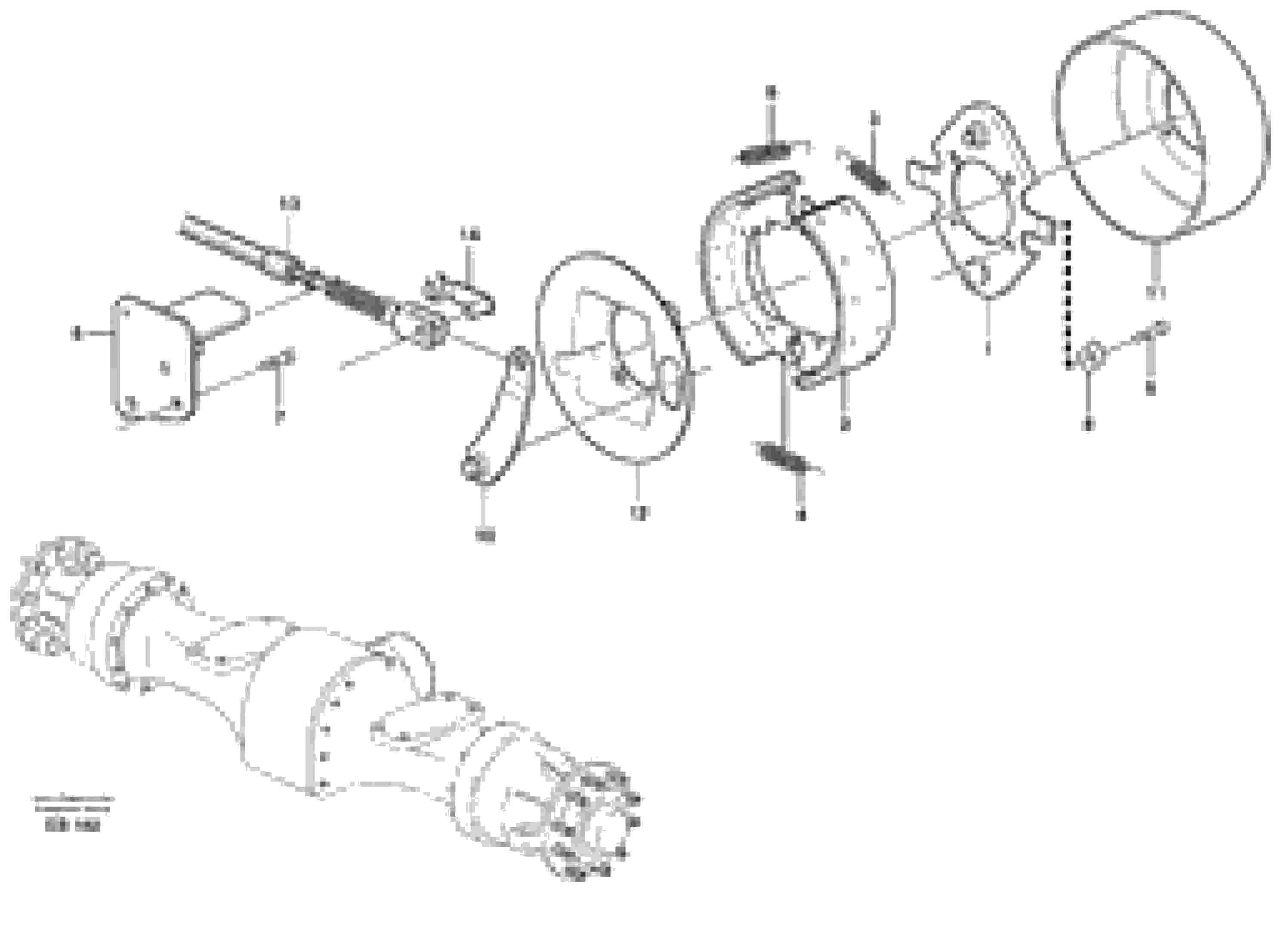 Схема запчастей Volvo L50E - 23943 Parking brake L50E BRAZIL, S/N 71001 -