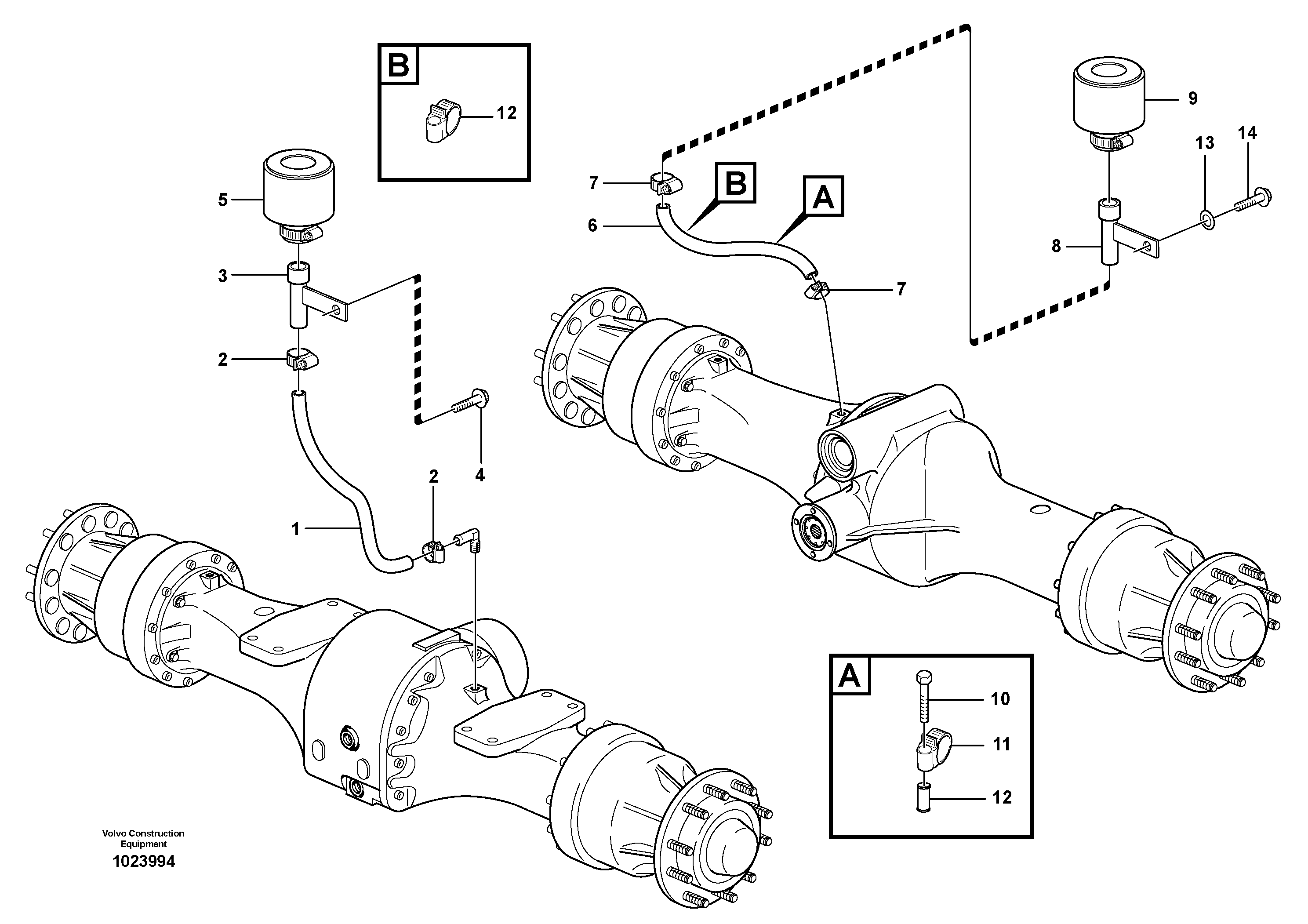 Схема запчастей Volvo L90F - 81626 Venting, planetary gear L90F