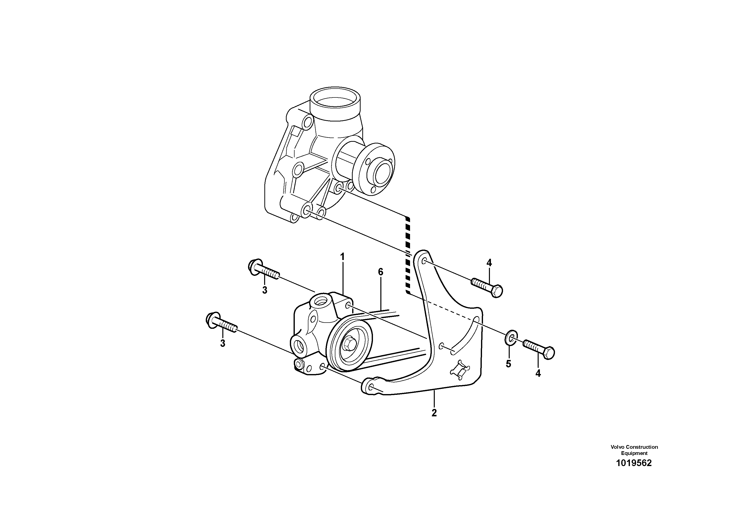 Схема запчастей Volvo L90F - 98834 Fuel pump L90F