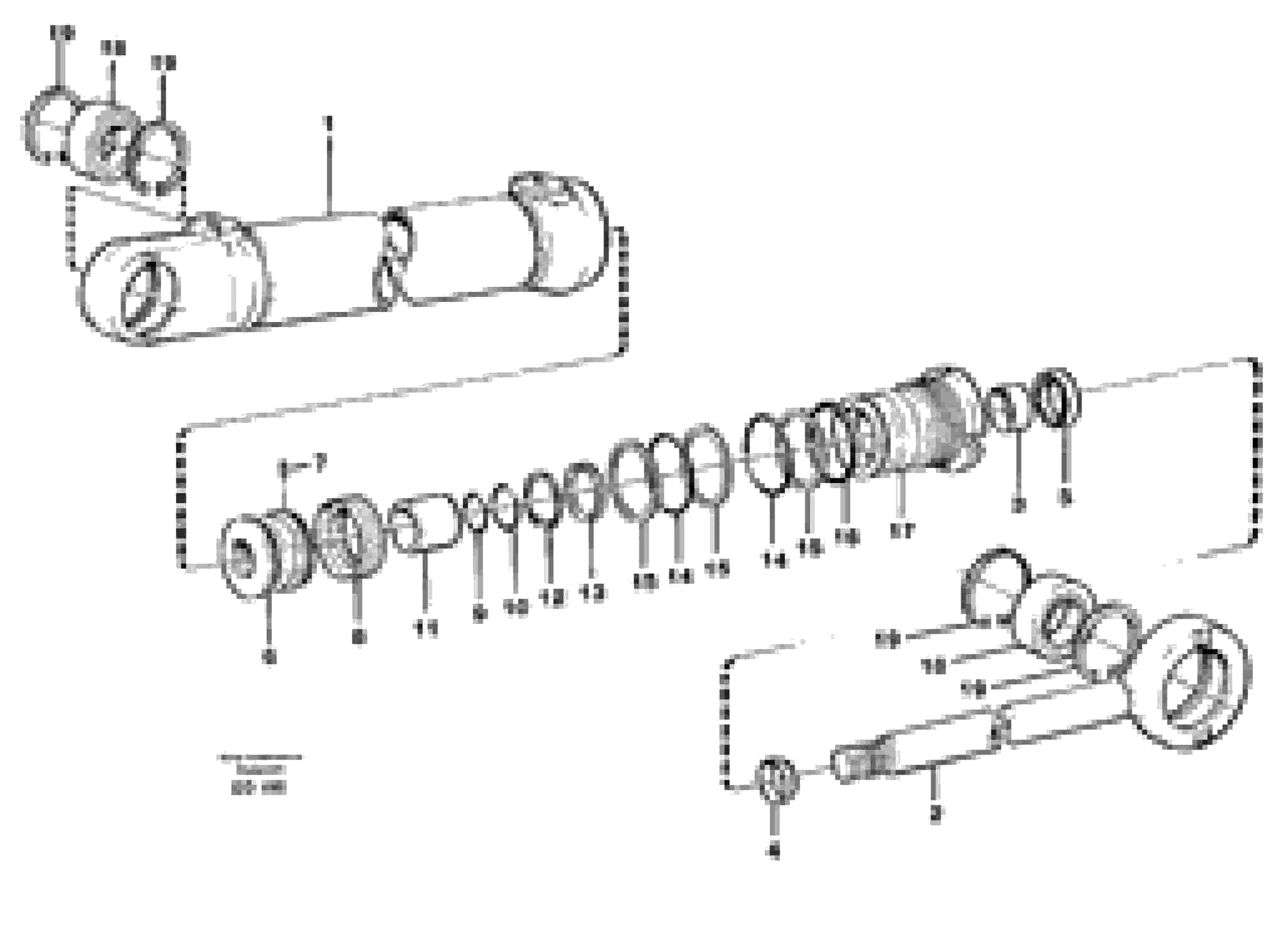 Схема запчастей Volvo L90F - 84708 Гидроцилиндр ATTACHMENTS ATTACHMENTS WHEEL LOADERS GEN. F