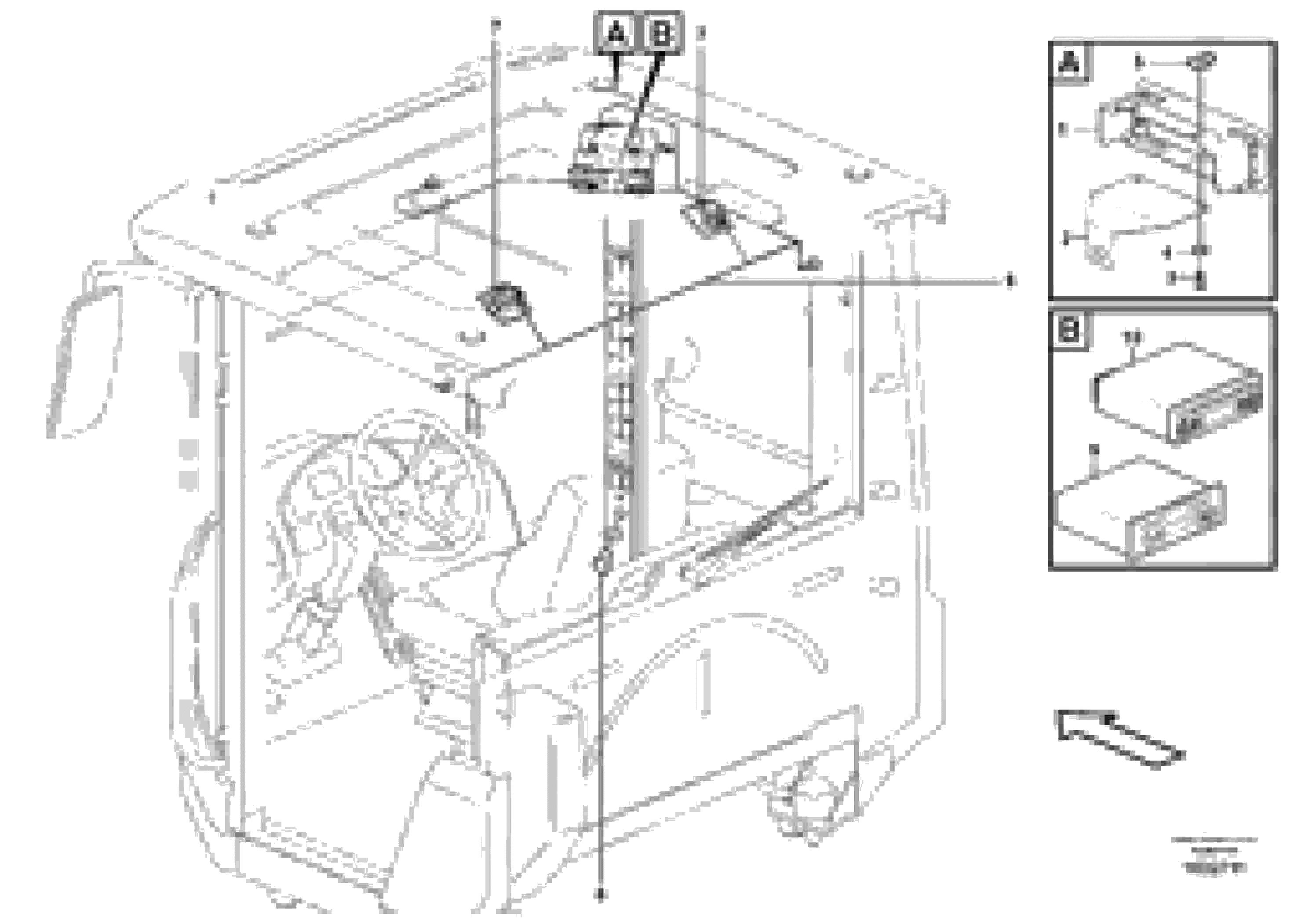 Схема запчастей Volvo L90F - 6730 Radio bracket L90F