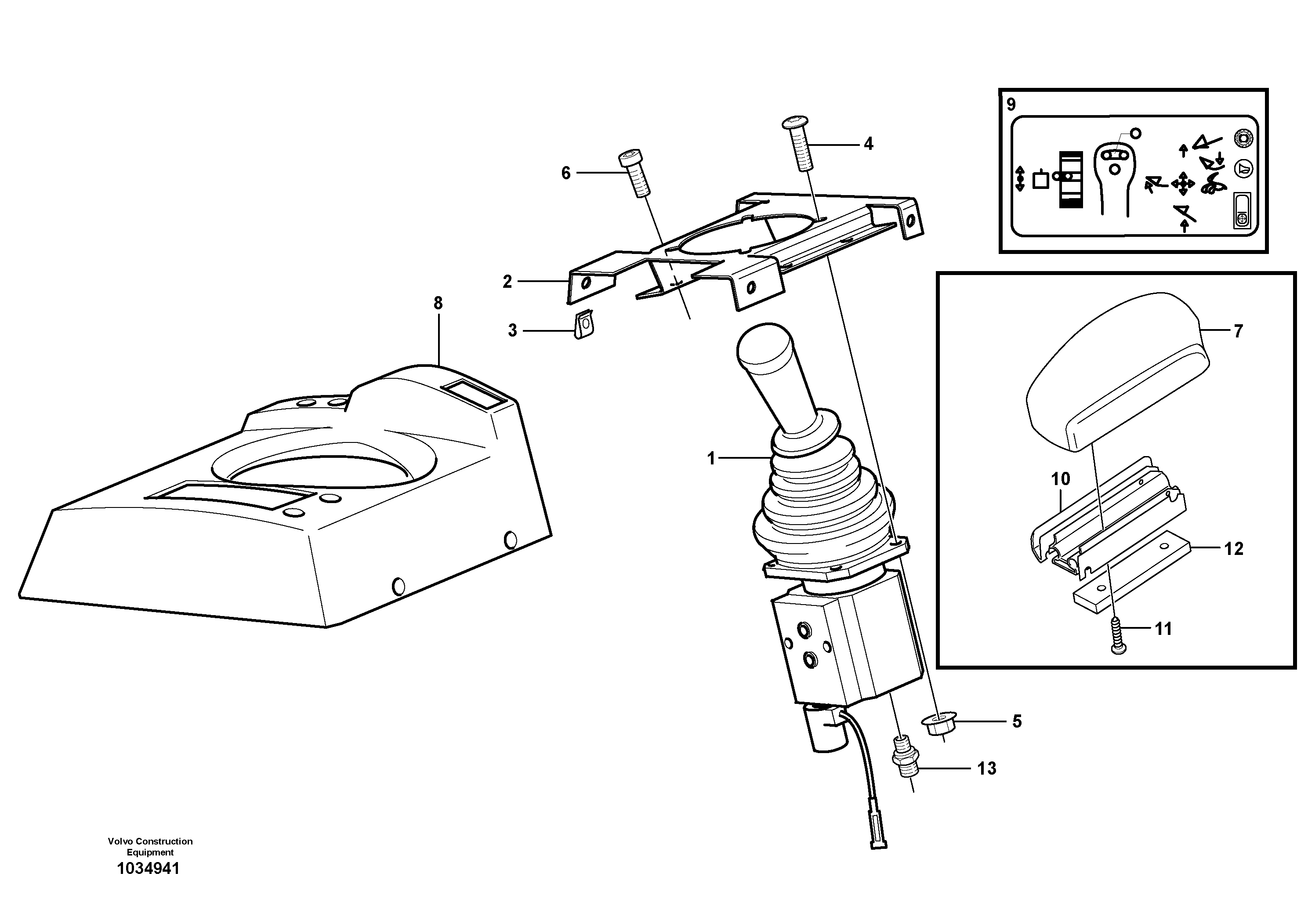 Схема запчастей Volvo L90F - 99290 Servo valve with fitting parts L90F