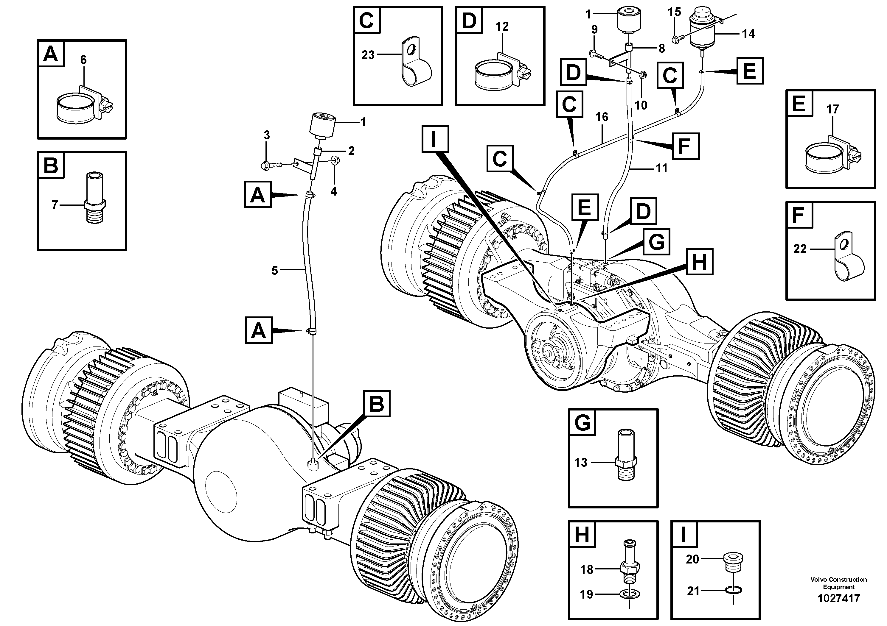 Схема запчастей Volvo L350F - 85616 Venting, planetary gear L350F