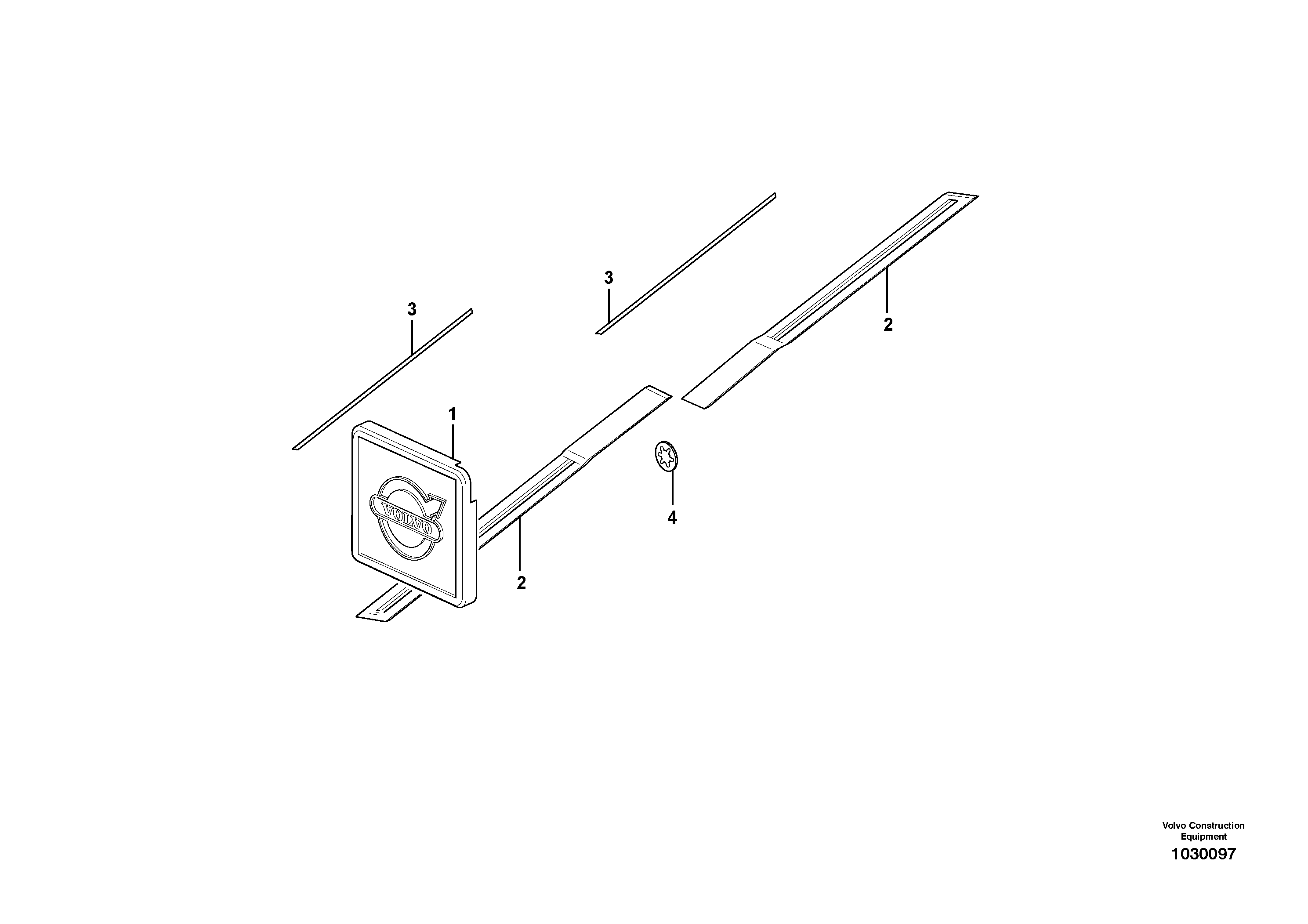 Схема запчастей Volvo L350F - 46548 Emblem L350F