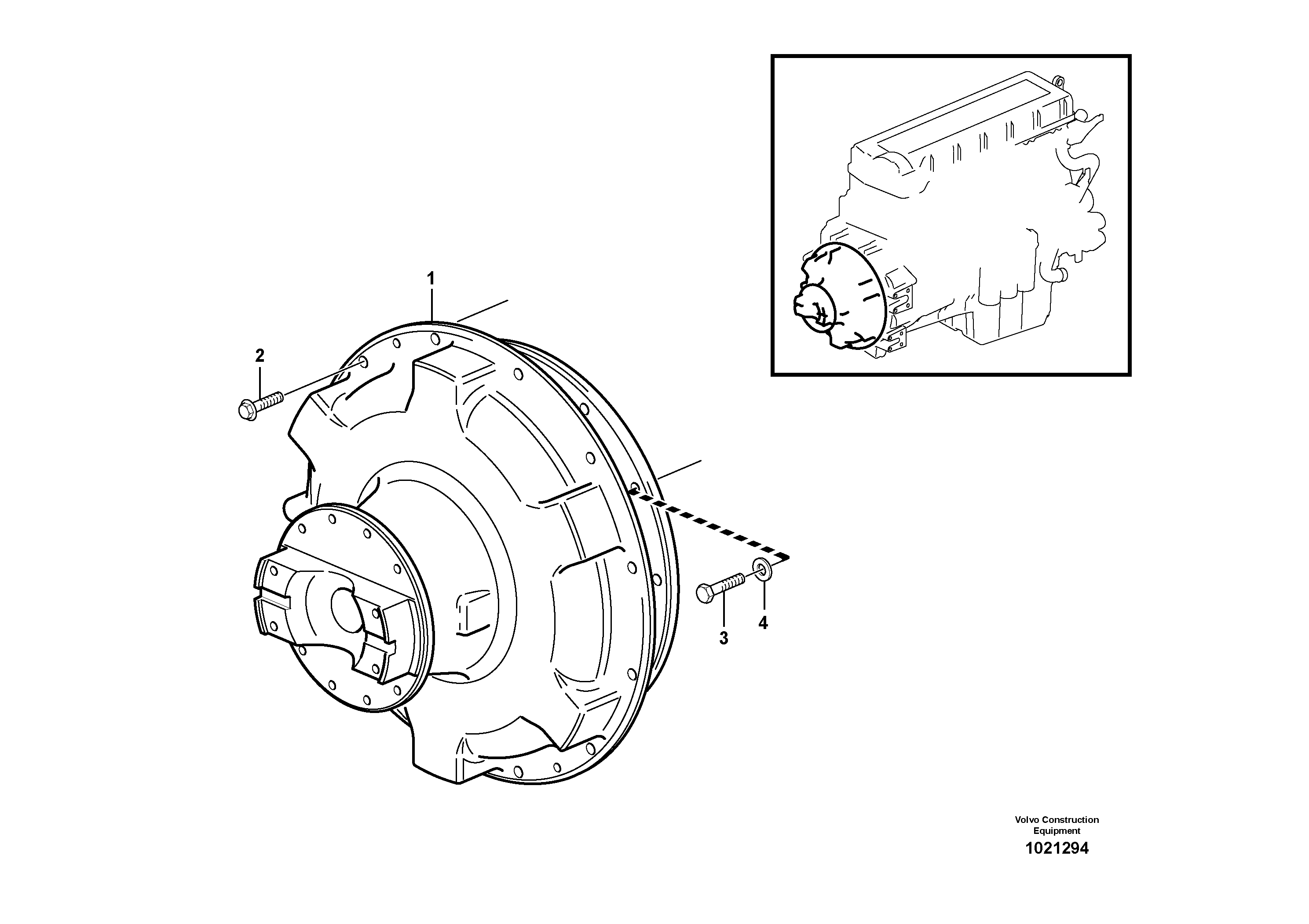 Схема запчастей Volvo L350F - 60119 Damper L350F