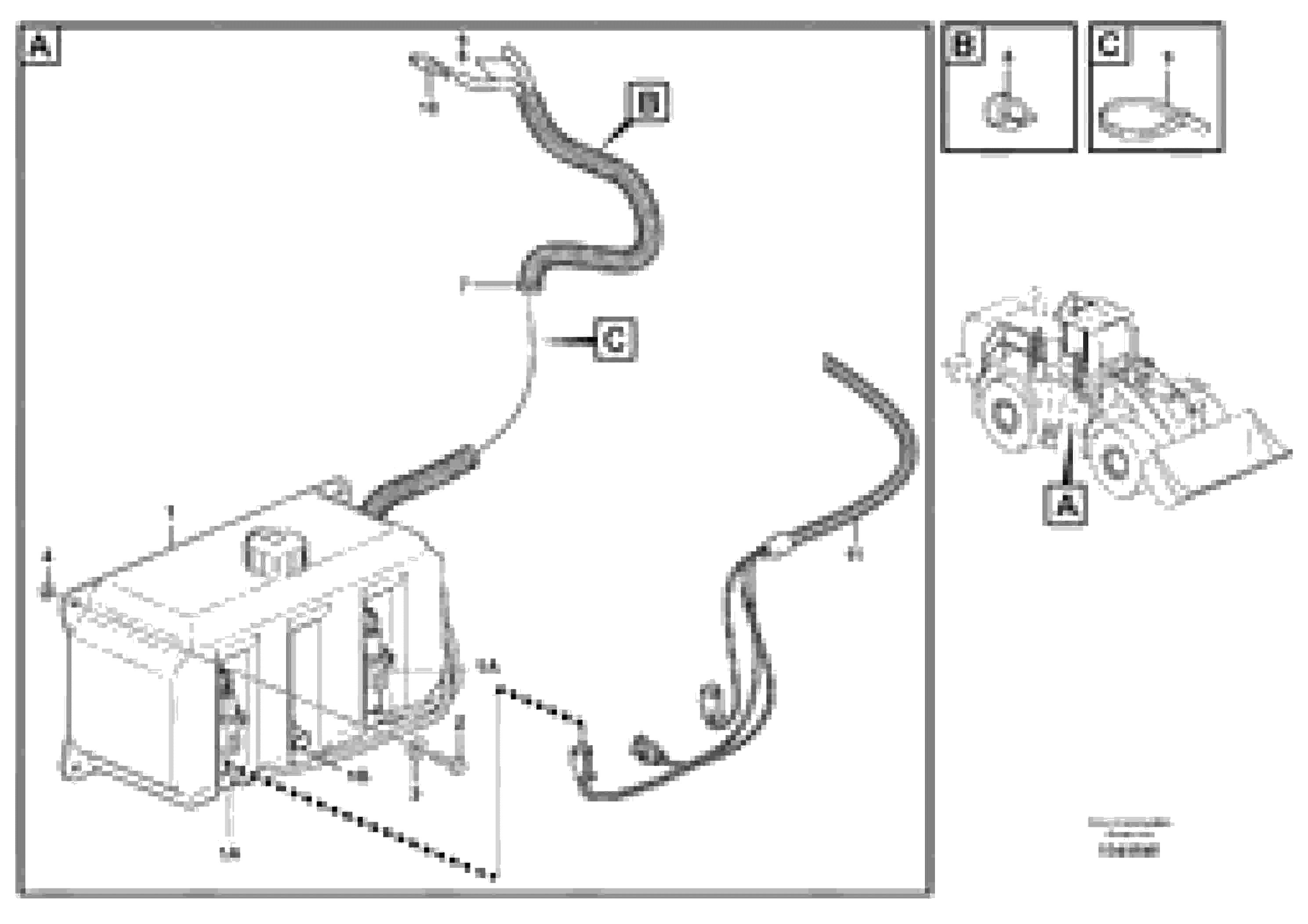 Схема запчастей Volvo L350F - 58965 Шайба лобового стекла (ветрового) L350F