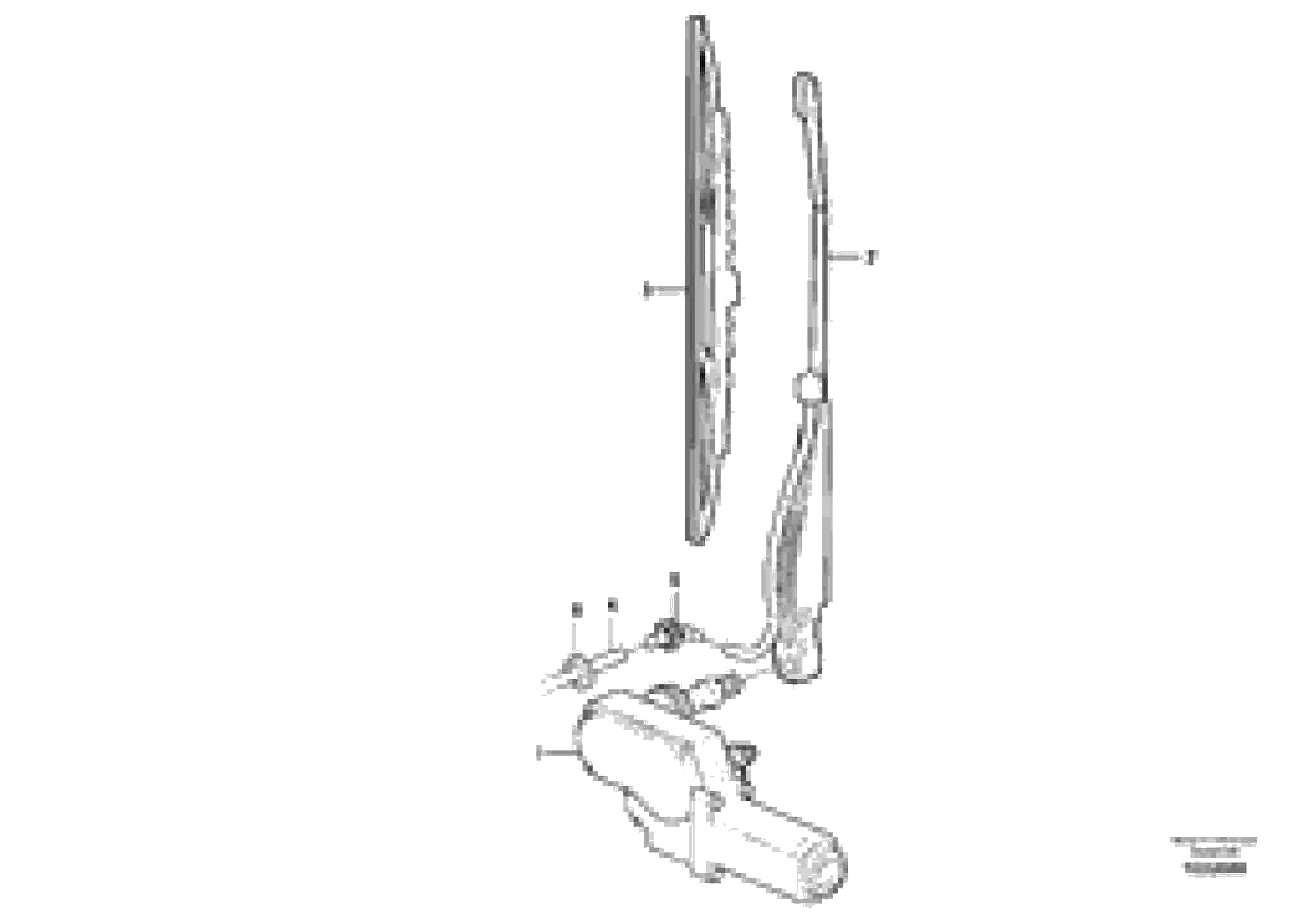 Схема запчастей Volvo L350F - 62635 Windshield wiper, rear L350F